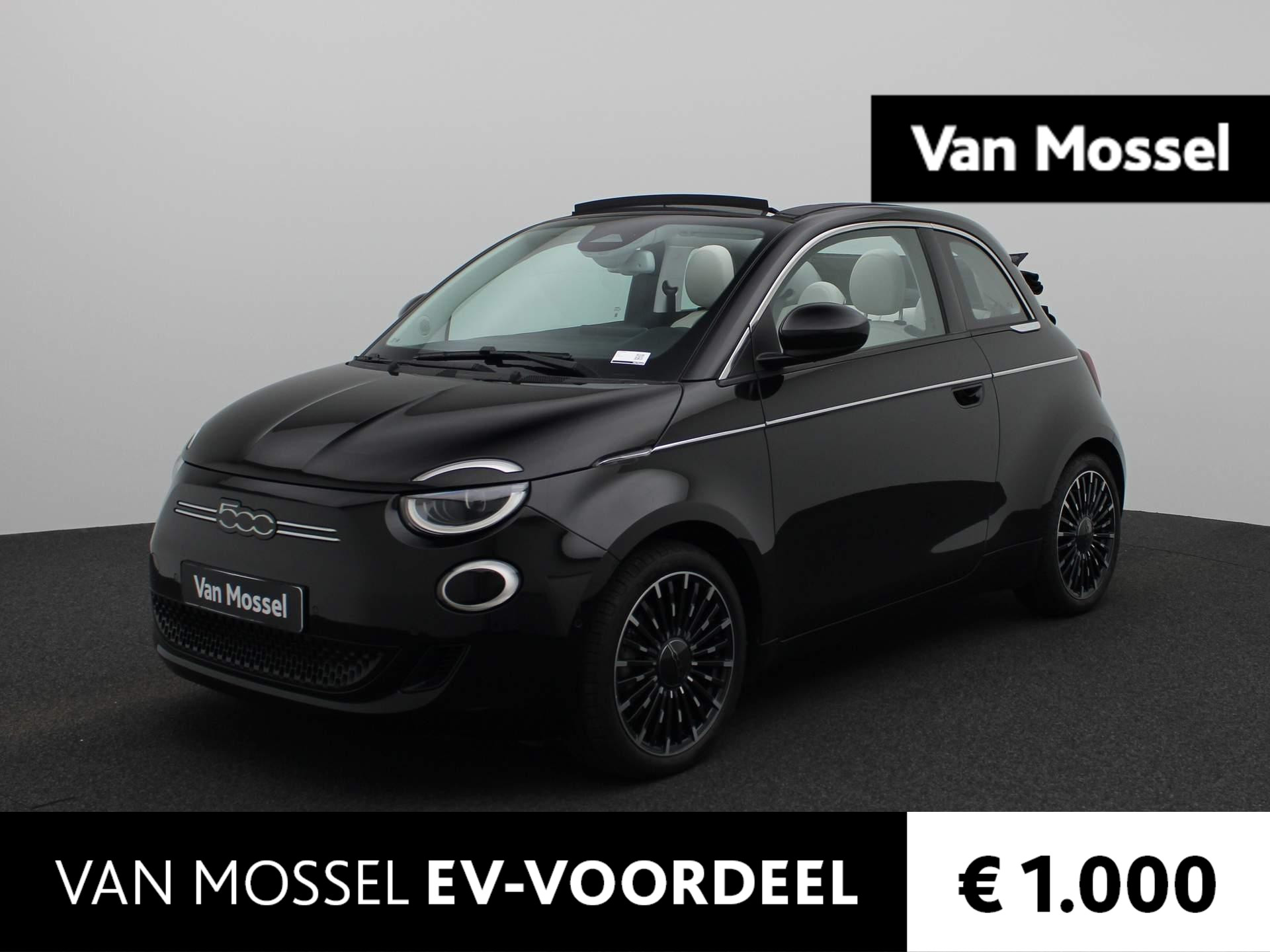 Fiat 500e C La Prima 42 kWh | Lederen interieur | Achteruitrijcamera | Full LED koplampen | ADAS L2 | 17 inch LM | SUBSIDIE €2000 |