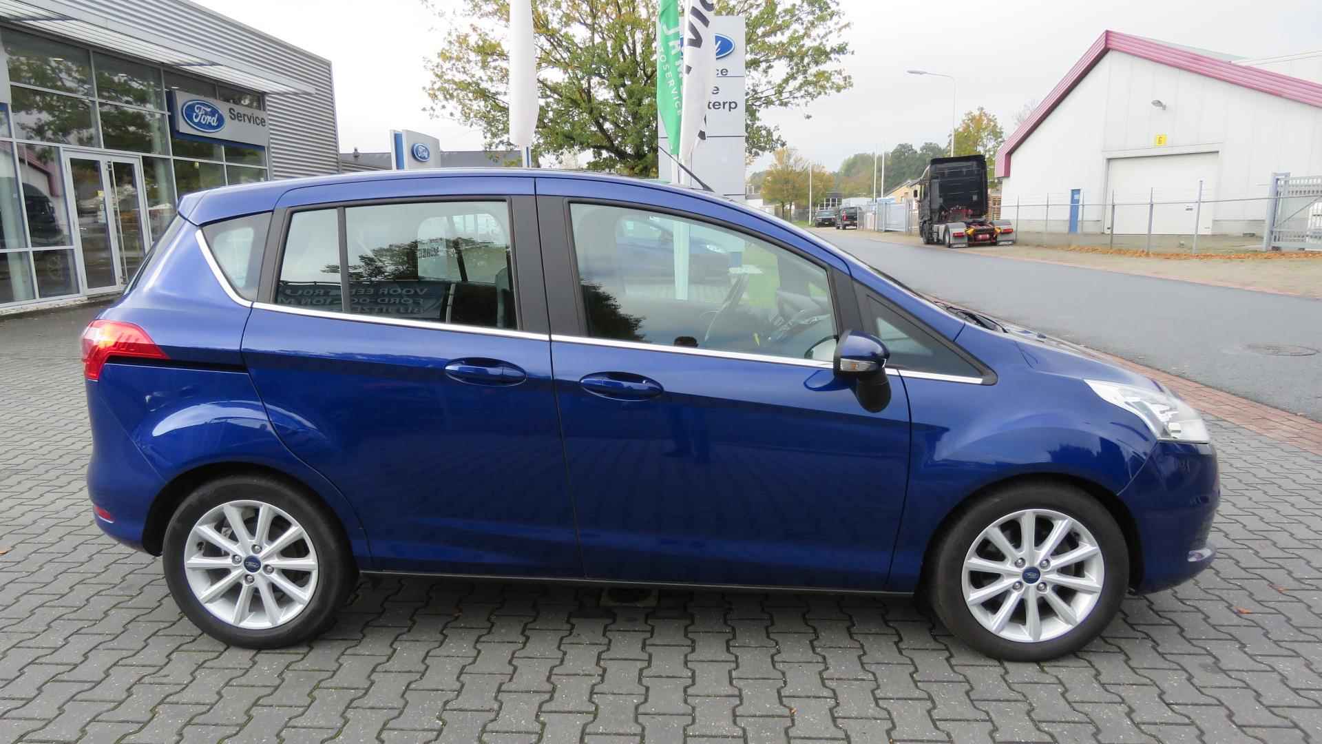 Ford B-Max 1.0 EcoBoost Titanium PDC, Camera, Voorruitverw., Navigatie, 61772 km!! - 4/28