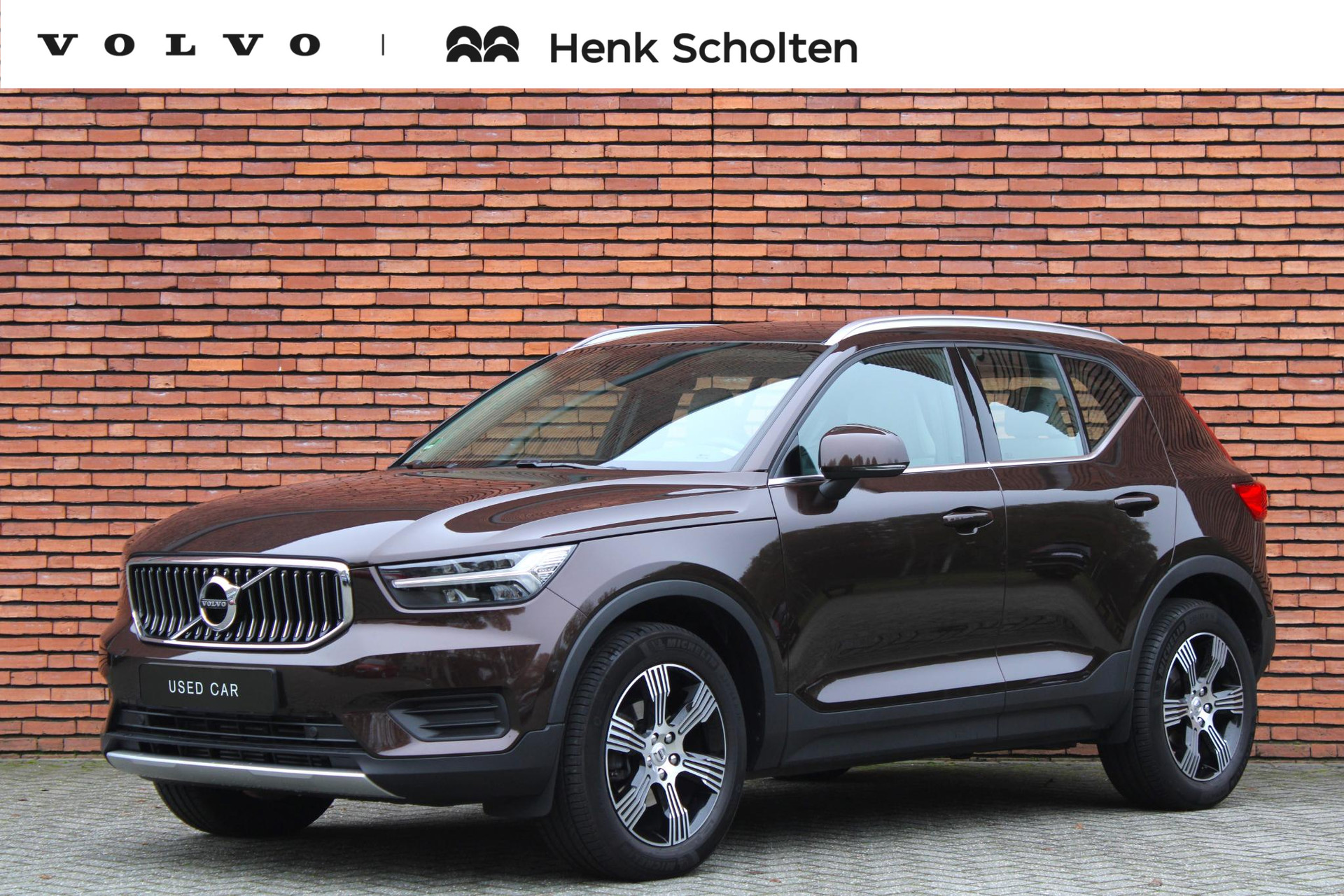 Volvo XC40 T3 AUT8 163PK Inscription | Achteruitrijcamera | Stuurwiel Verwarmd | Electronic Climate Control | Parkeersensoren | Achterbank Verwarmd | High Performance Audio | LED Mistlampen | Navigatiesysteem | Rijstrooksensor Met Correctie | Verwarmbare Voorruit | Lederen Bekleding