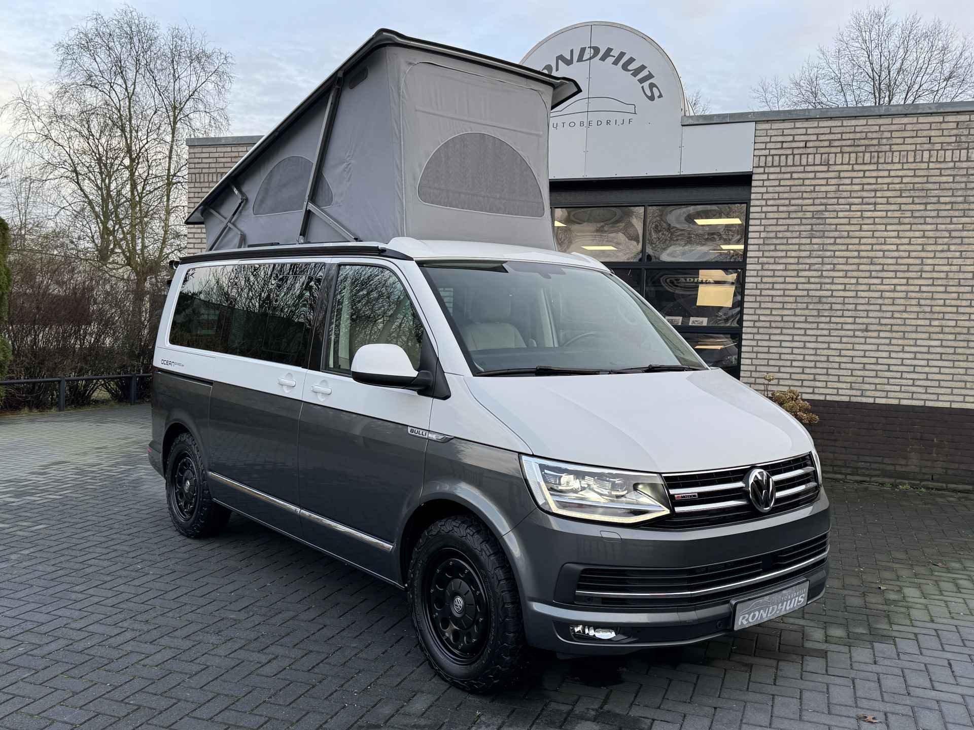 Volkswagen California T6 Bulli Buscamper Ocean Grey Two-Tone 2.0 TDI DSG Automaat 199 pk 4-Motion **Navi/Carplay/Climate/Cruise ACC/DCC/Fie - 2/49