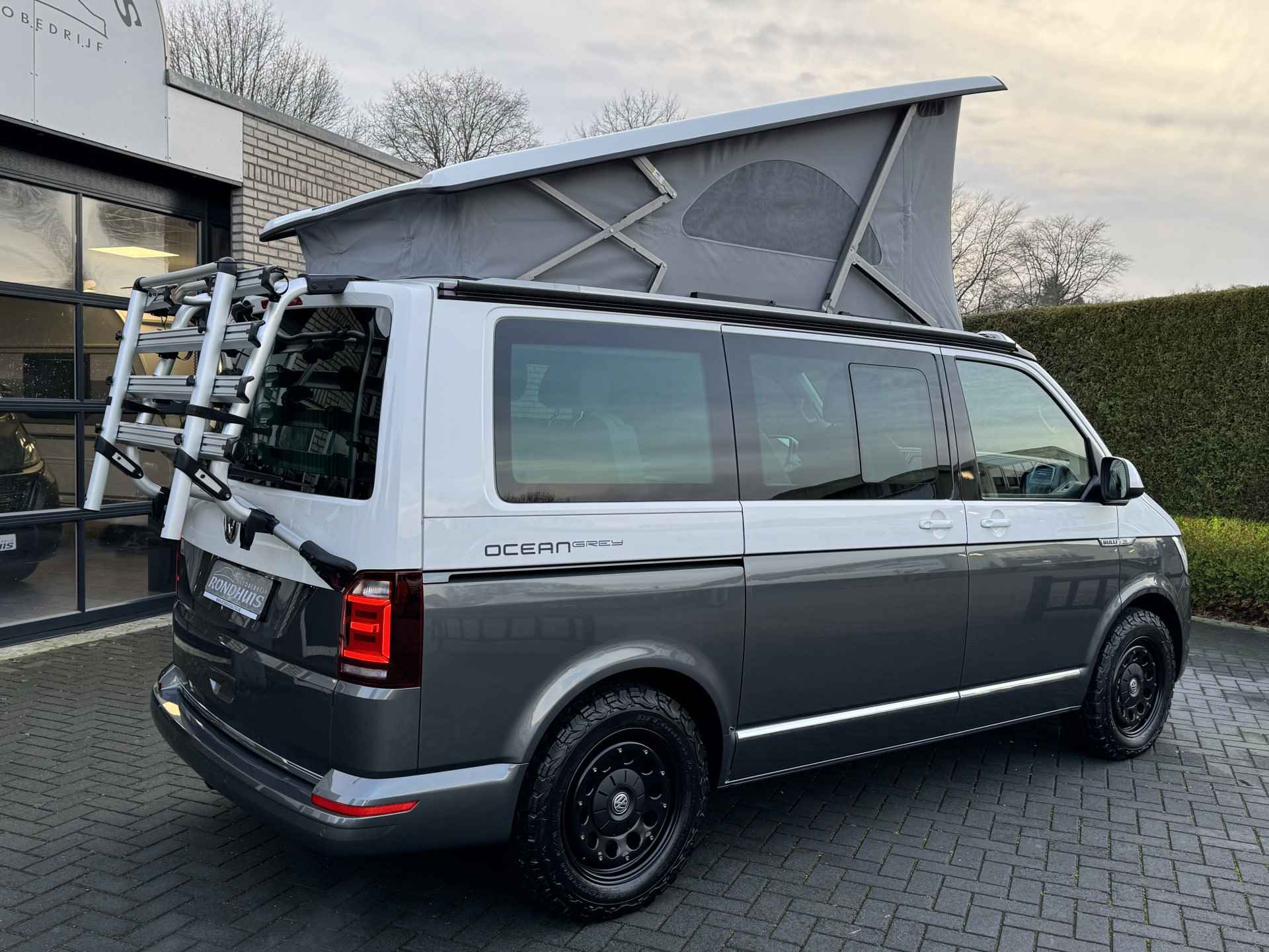 Volkswagen California T6 Bulli Buscamper Ocean Grey Two-Tone 2.0 TDI DSG Automaat 199 pk 4-Motion **Navi/Carplay/Climate/Cruise ACC/DCC/Fie - 4/49