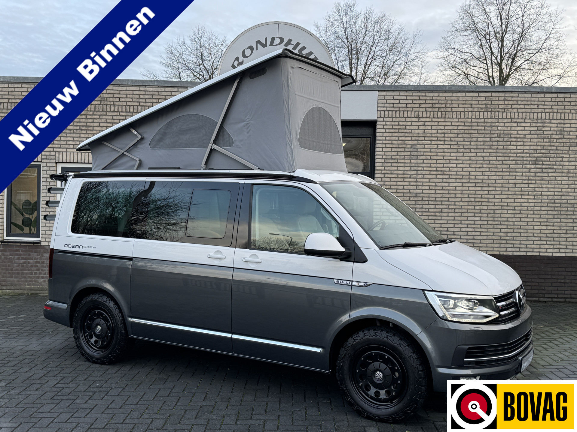 Volkswagen California T6 Bulli Buscamper Ocean Grey Two-Tone 2.0 TDI DSG Automaat 199 pk 4-Motion **Navi/Carplay/Climate/Cruise ACC/DCC/Fie