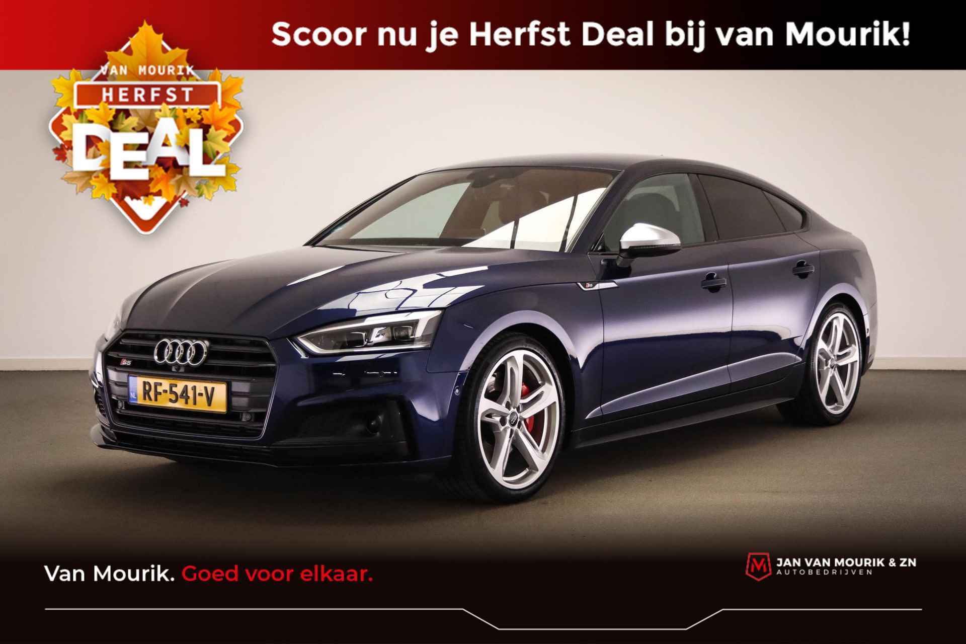 Audi A5 Sportback 3.0 TFSI S5 quattro Pro Line Plus | VIRTUAL | ASSISTENTIE CITY EN PARKING / TOUR- PACK | LED | 360 CAMERA | TREKHAAK | 19" | DEALER ONDERHOUDEN - 1/74