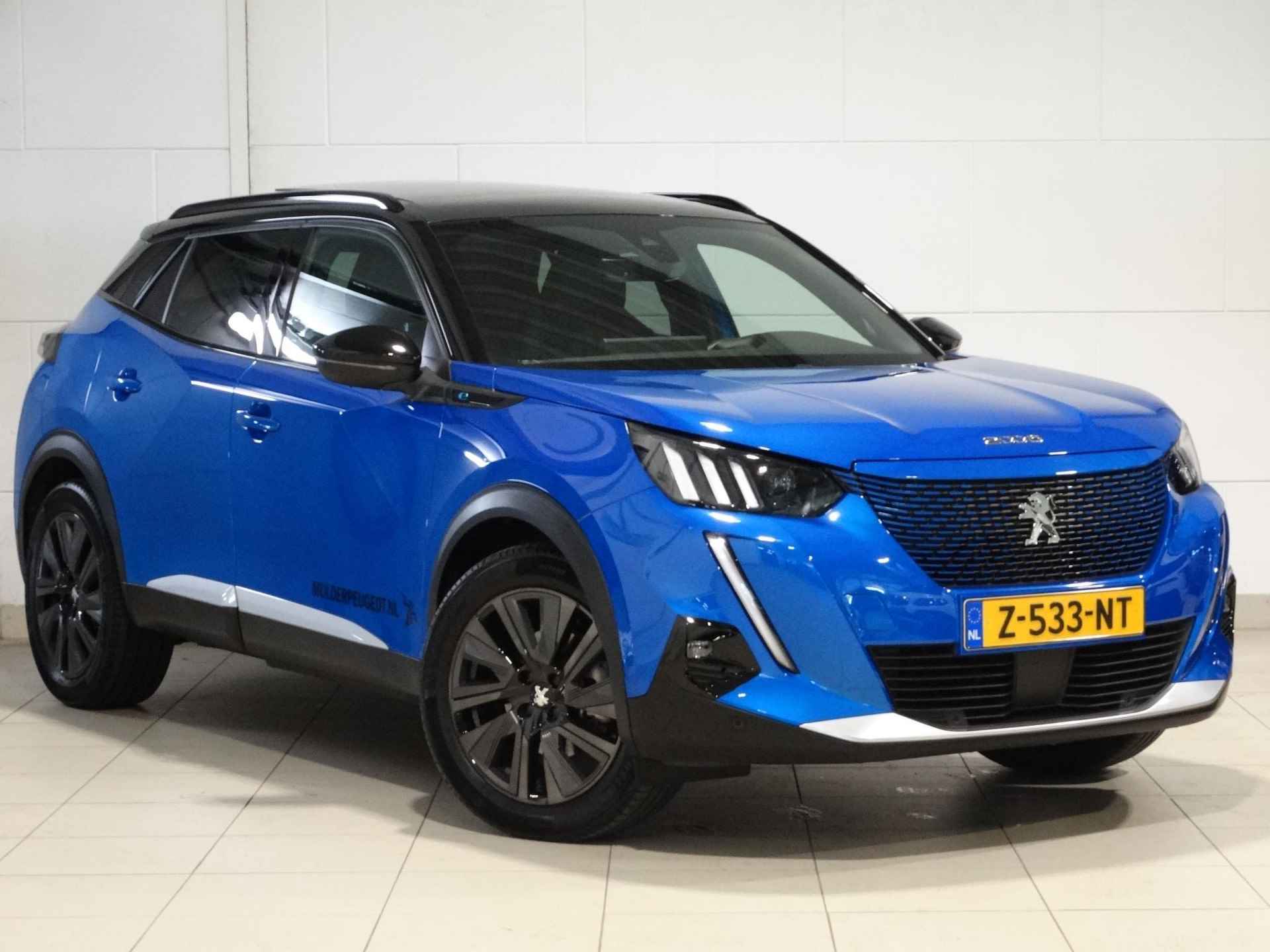 Peugeot e-2008 SUV GT Pack EV 3-FASEN 50kWh 136pk 12% BIJTELLING! | SCHUIF/KANTELDAK | NAPPA LEDER | ADAPTIVE CRUISE | KEYLESS ENTRY | STOELVERW. | 18" LM-VELGEN - 7/67