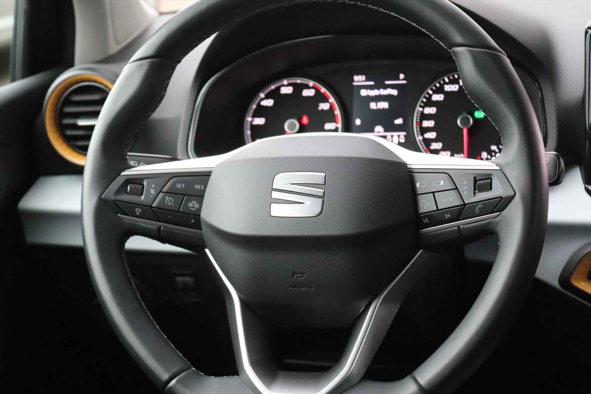 Seat Arona 1.0TSI  110PK AUTOMAAT STYLE Navi Carplay | Adapt.cruise | Led | Keyless | 16 Inch Lm | Pdc | - 15/53