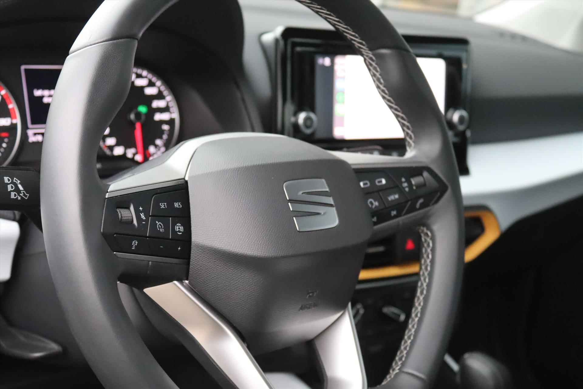 Seat Arona 1.0TSI  110PK AUTOMAAT STYLE Navi Carplay | Adapt.cruise | Led | Keyless | 16 Inch Lm | Pdc | - 19/53