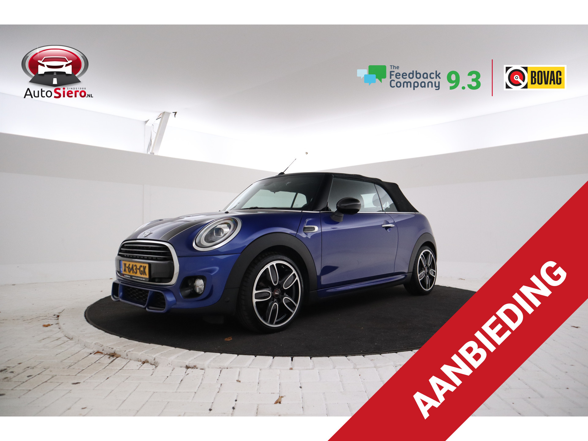 MINI Cabrio 1.5 Cooper Chili JCW John Cooper works pakket, Leer, Vlimate, etc. etc.