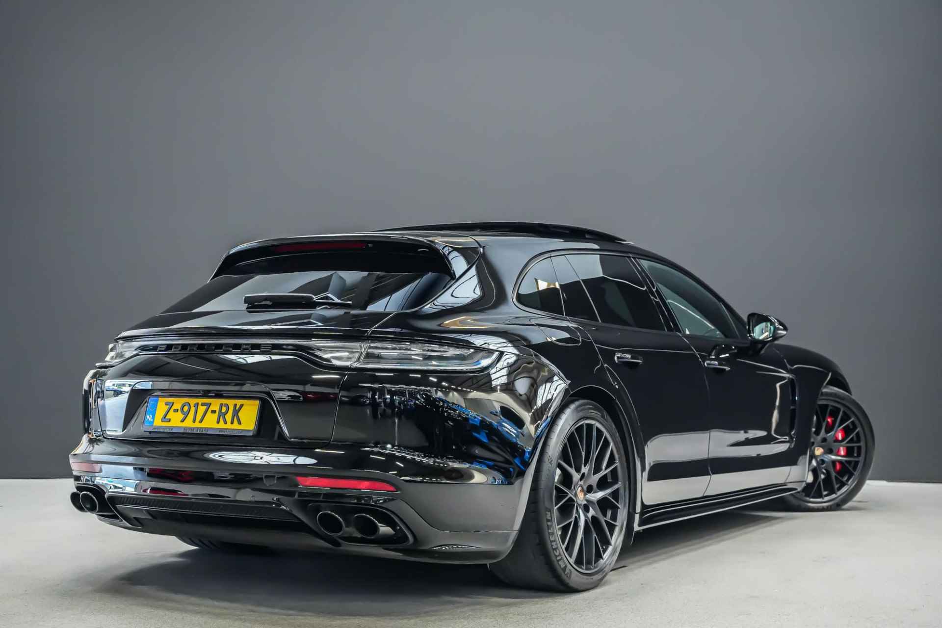 Porsche Panamera Sport Turismo 2.9 462pk 4 E-Hybrid |head-up|panoramdak|luchtvering|sport chrono|PDLS|sportstoelen 18-voudig|BOSE|keyless|elk stoelen achter + memory|elk achterklep| - 2/48