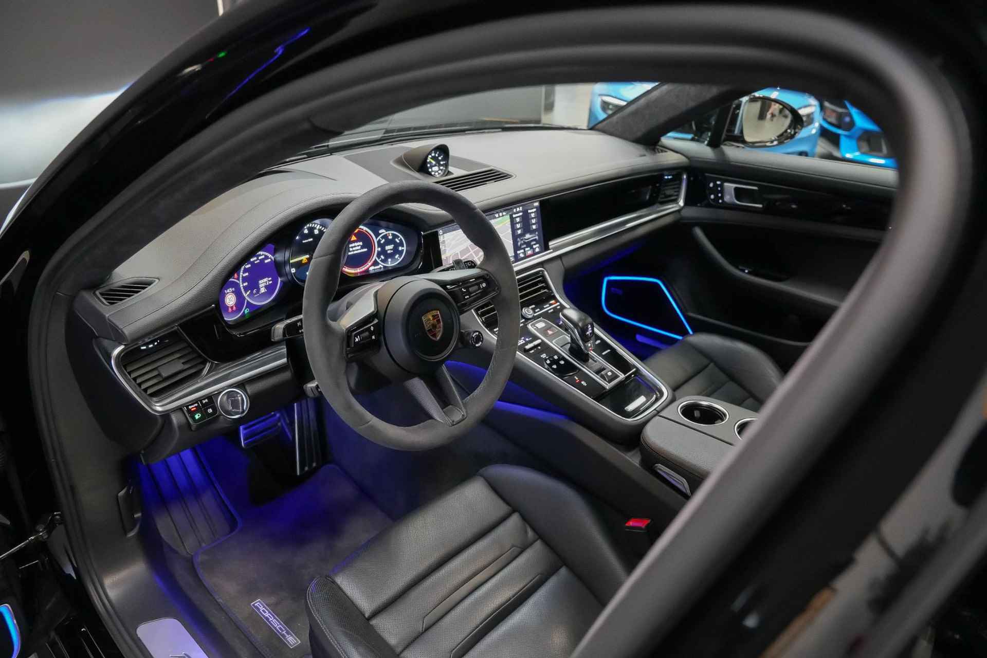 Porsche Panamera Sport Turismo 2.9 462pk 4 E-Hybrid |head-up|panoramdak|luchtvering|sport chrono|PDLS|sportstoelen 18-voudig|BOSE|keyless|elk stoelen achter + memory|elk achterklep| - 4/48