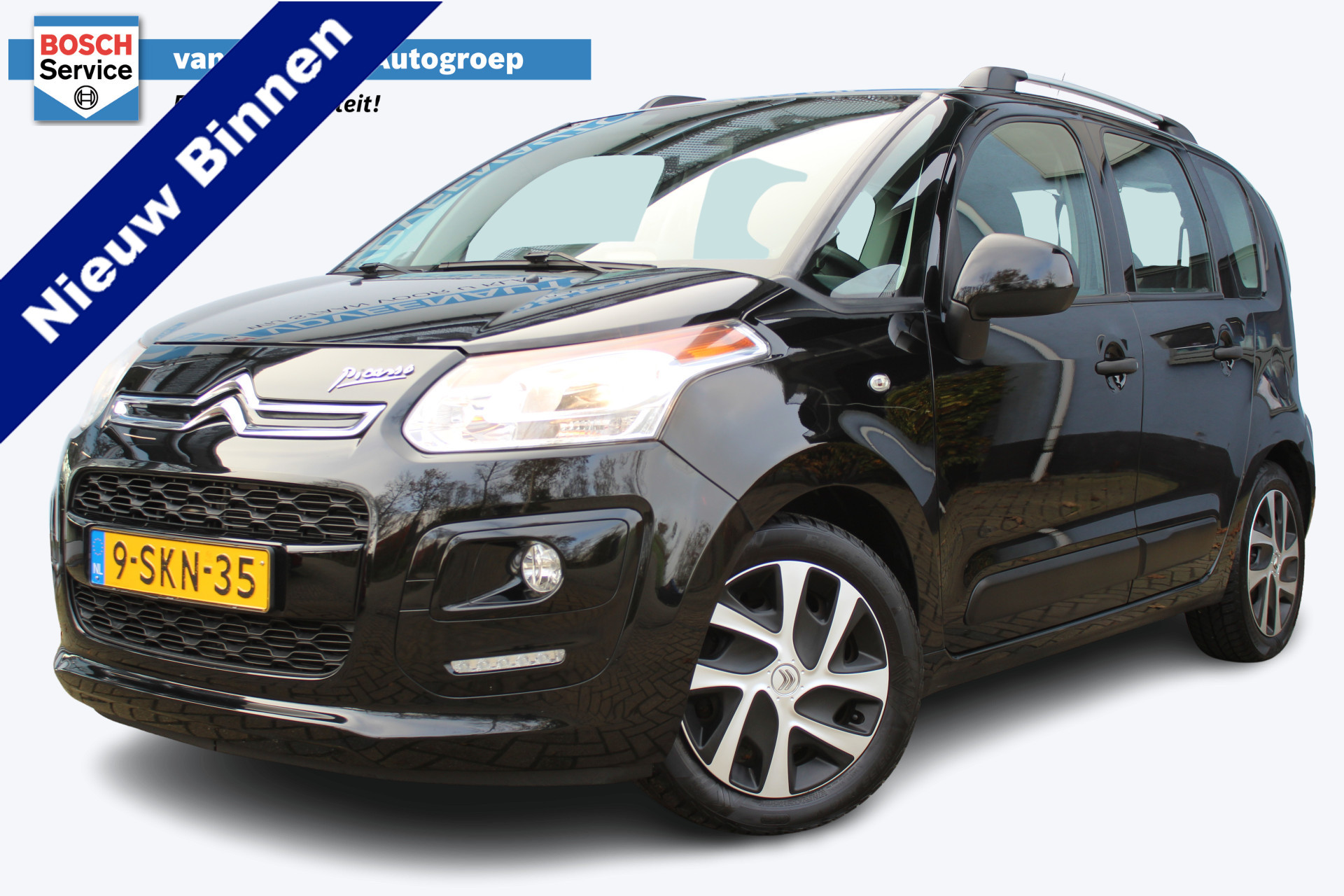 Citroën C3 Picasso 1.6 VTi Tendance | 120pk! | Nieuwe APK | 2e Eigenaar | Cruise controle | Airco | Trekhaak | Digital cockpit | Verschuifbare achterbank | Volledige onderhoud historie aanwezig | Elektrische ramen | Elektrisch verstelba Centrale deurvergrendeling met zender | Origineel NL auto | NAP |