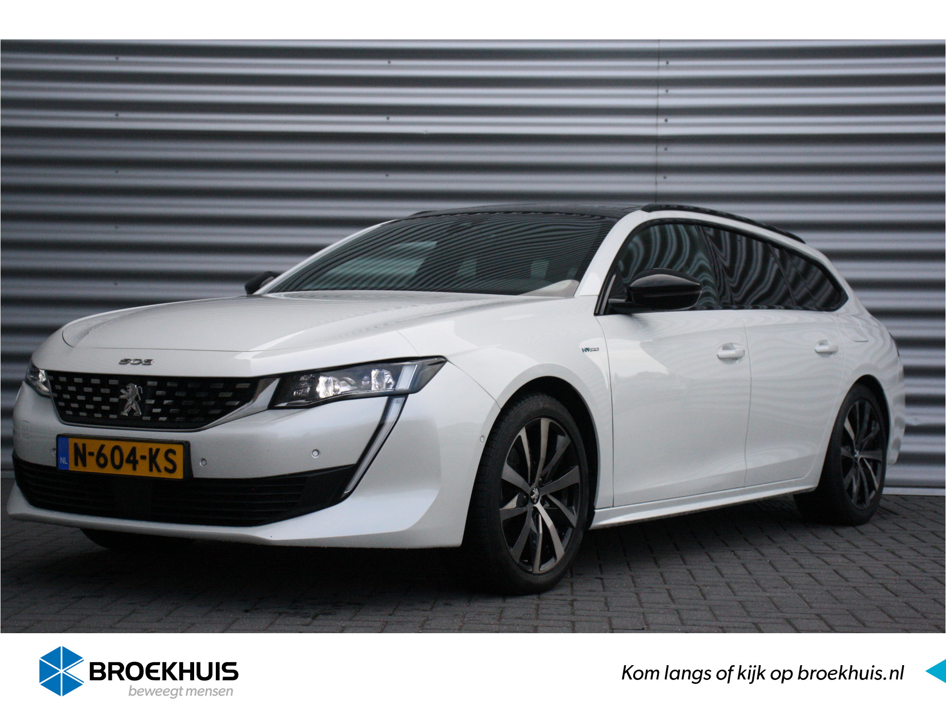 Peugeot 508 SW 1.6 HYBRID 225PK GT PREMIÈRE AUTOMAAT / NAVI / LEDER / CLIMA / PDC / AGR / 18" LMV / CAMERA / KEYLESS / PANO. DAK / FULL-LED