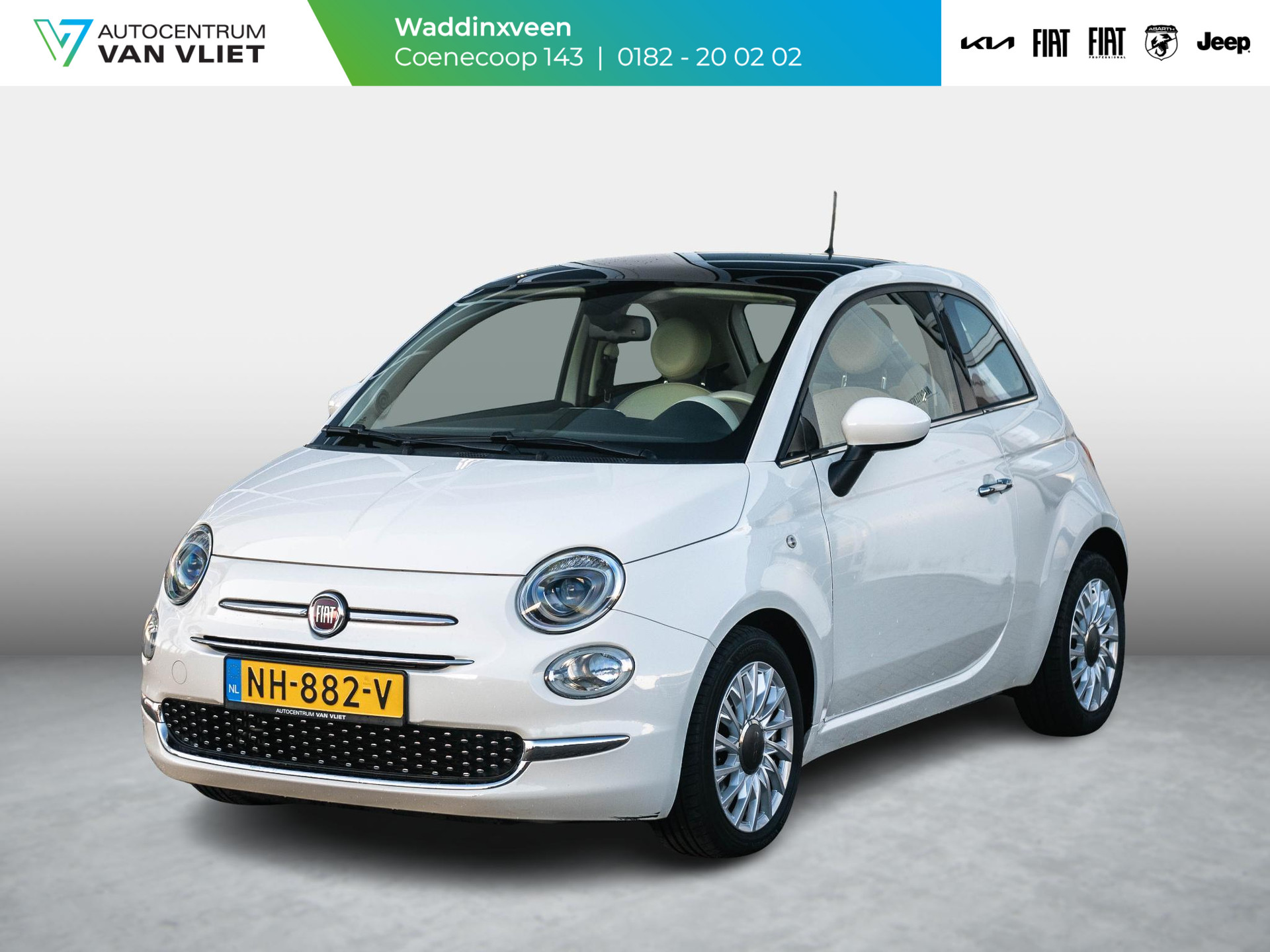 Fiat 500 TwinAir Turbo Lounge | Clima | Navigatie | PDC | Panoramadak