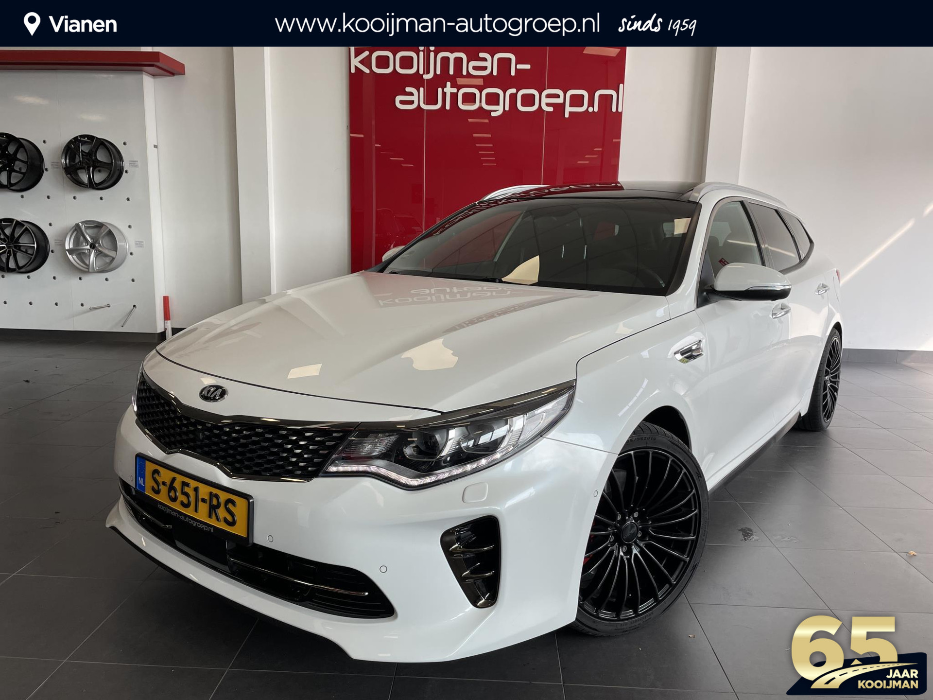 Kia Optima Sportswagon 2.0 T-GDi GT benzine 245PK! 360" camera, Harman Kardon Full option.