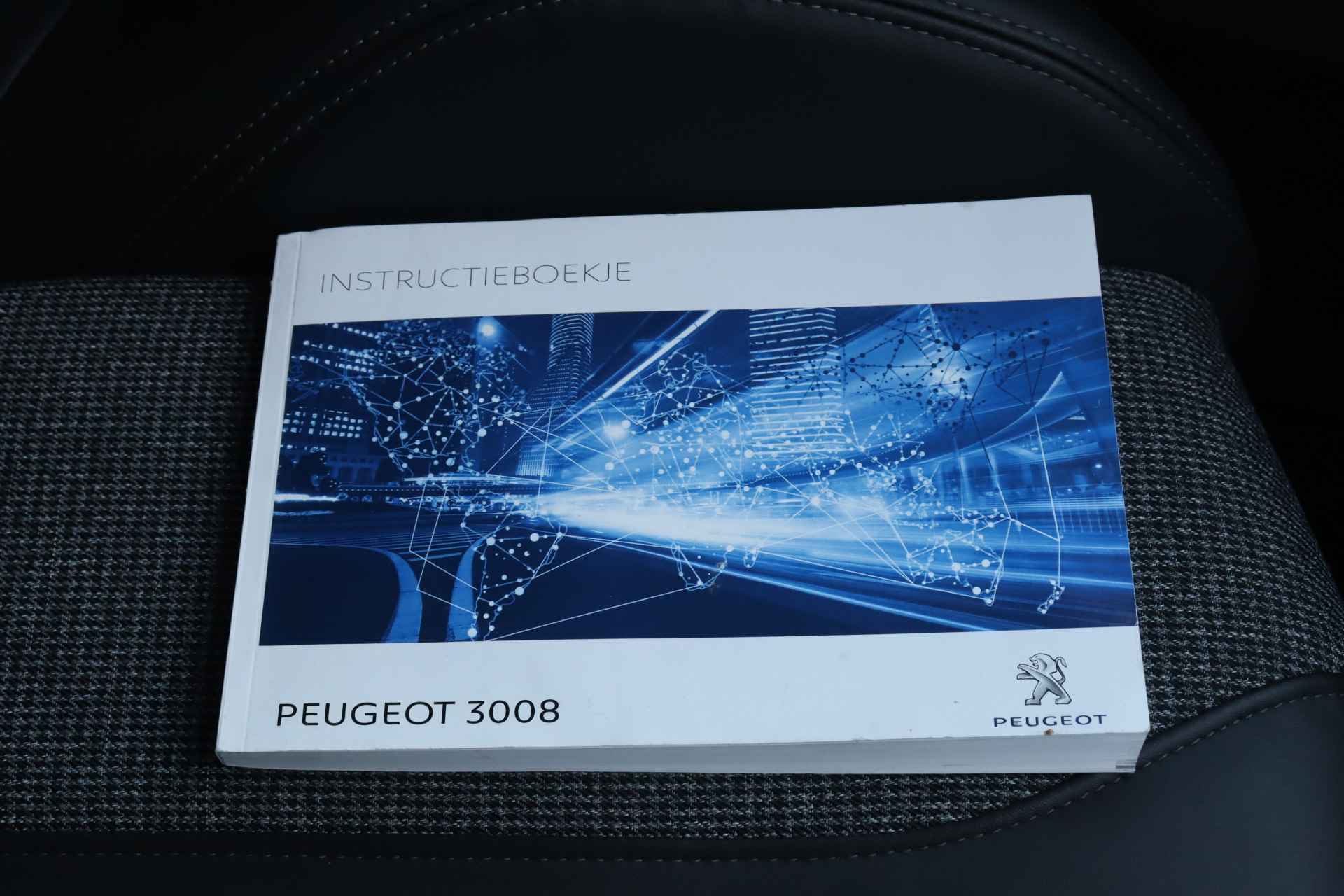 Peugeot 3008 1.2 PURETECH 130PK ALLURE AUTOMAAT / NAVI / LEDER / CLIMA / PDC / 18" LMV / WINTERPAKKET / BLUETOOTH / CRUISECONTROL / NIEUWSTAA - 34/34