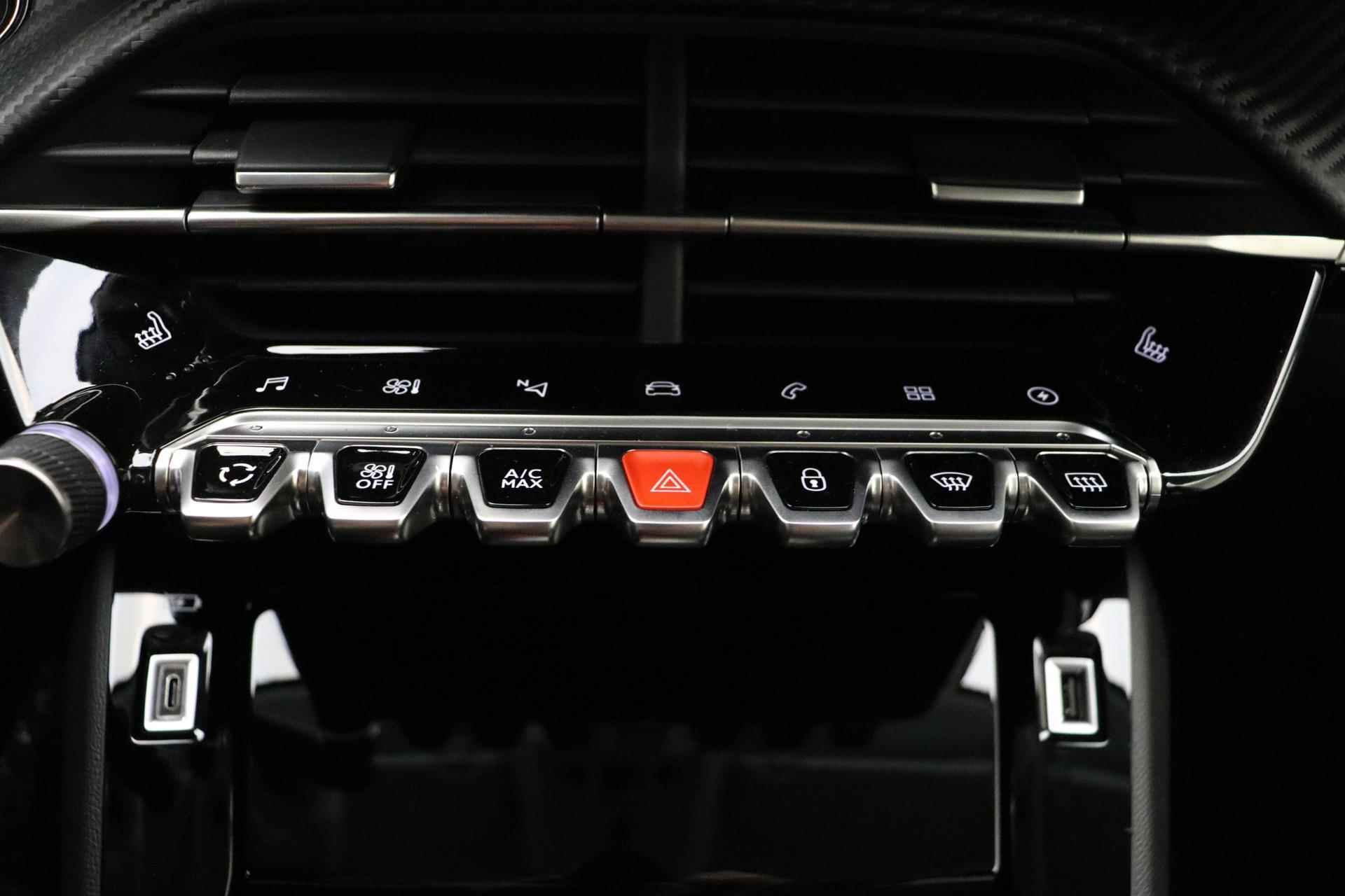 Peugeot e-208 EV Allure Pack 50 kWh 3-Fase | Keyless Entry | Stoelverwarming | Navigatie | Camera Achter | Cruise Control | Climate Control | Parkeersensoren Achter | - 25/37