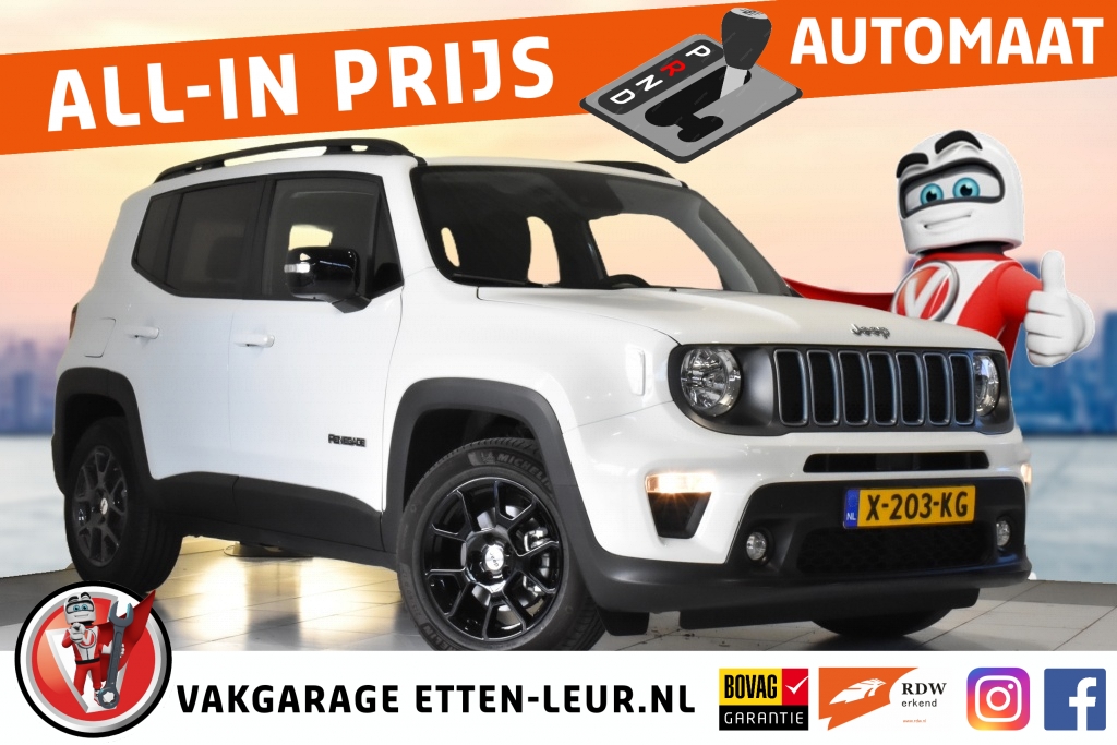Jeep Renegade 1.5T e-Hybrid / PARKEERSENSOREN / ADAPTIEVE CRUISE / CLIMATE CON bij viaBOVAG.nl