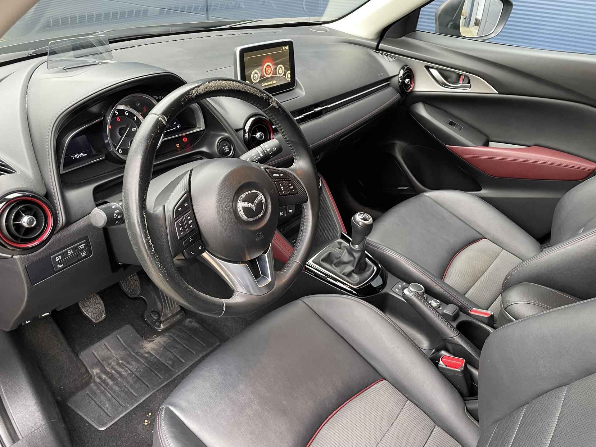 Mazda CX-3 2.0 SkyActiv-G 120 GT-M Leder | Head up Display | Navi | Camera | - 9/26