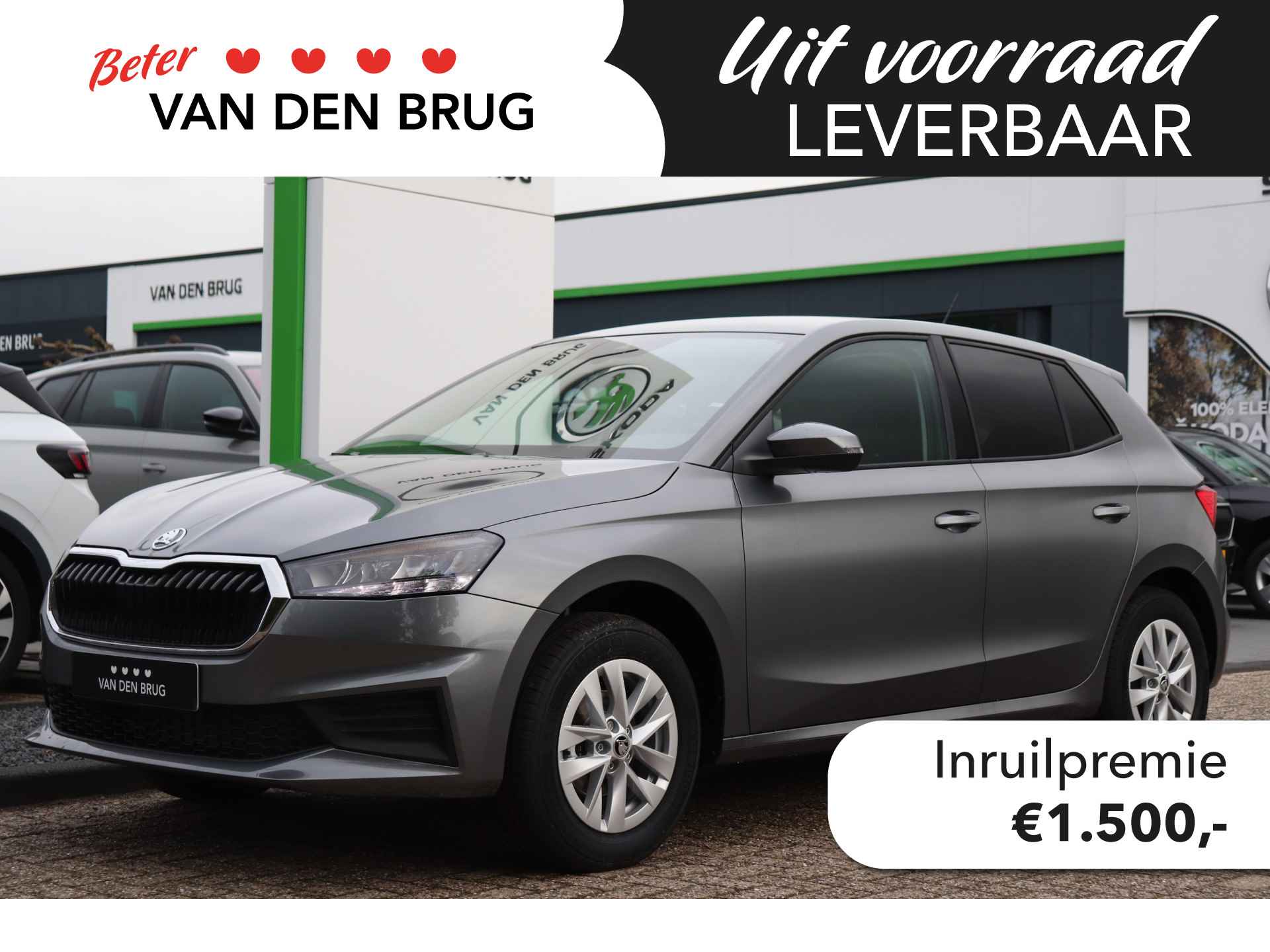 Škoda Fabia 1.0 TSI 95pk Selection | Private lease €448,-