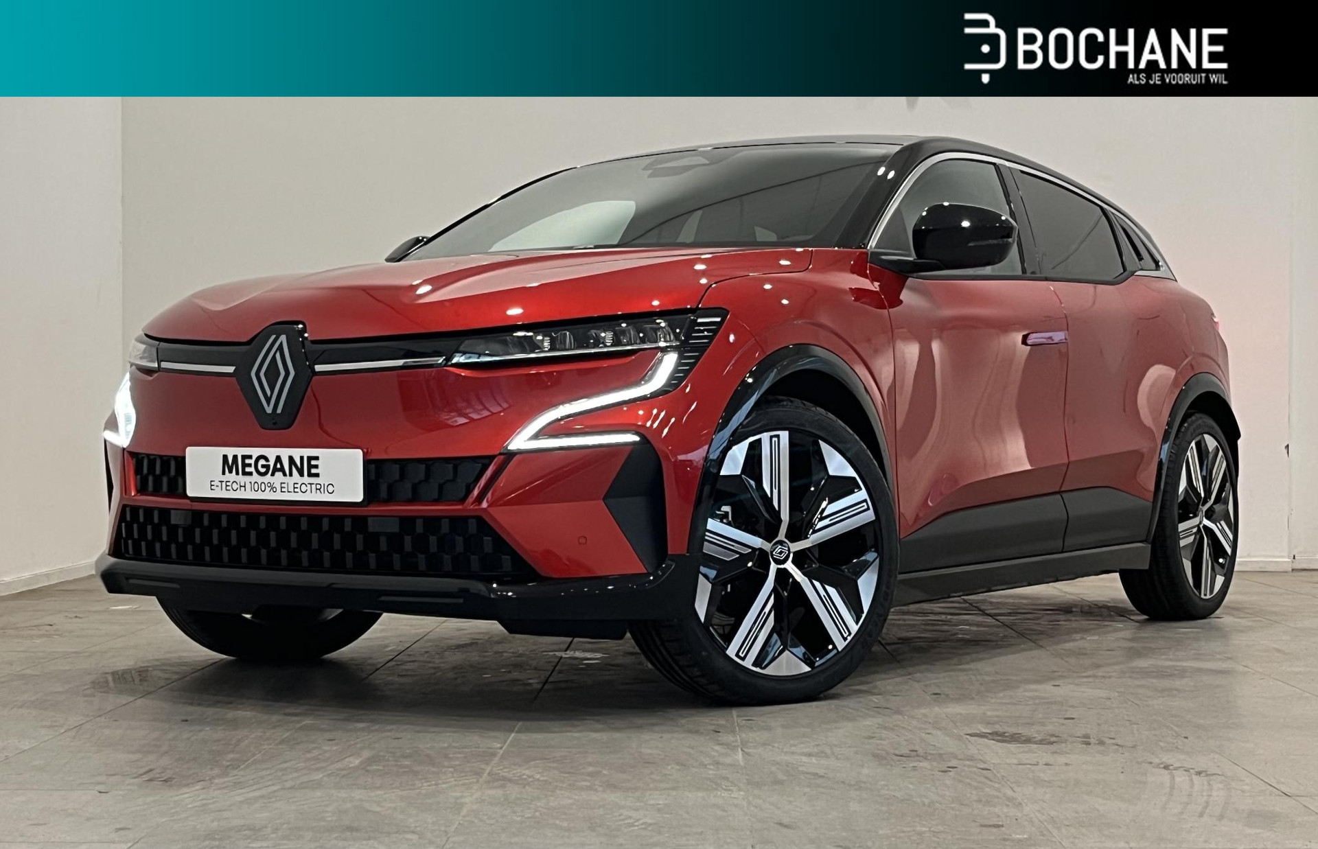 Renault Megane E-Tech Iconic 220 Comfort Range 60 kWh | Pack Augmented Vision & Advanced Driving Assist | Van: € 44.359,- nu rijklaar voor: € 42.859,-