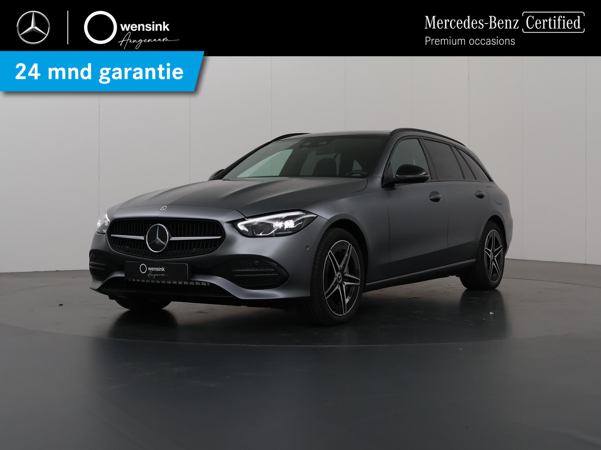 Mercedes-Benz C-klasse Estate 300 e Star Edition AMG Line Plus | Mat Grijs | AMG NIGHT | Premium Audio | Panoramadak | Massage | Rijassistentiepakket Plus |