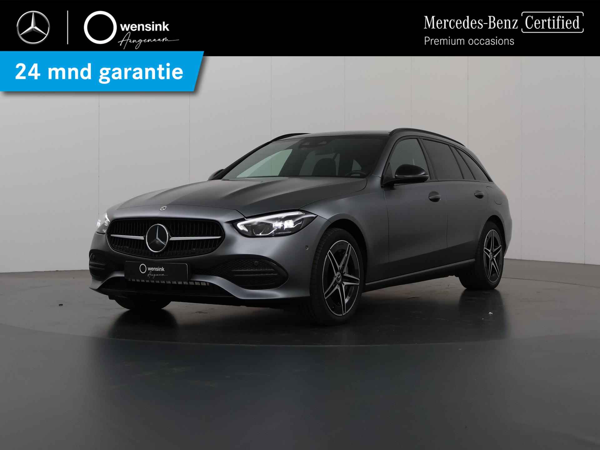 Mercedes-Benz C-klasse Estate 300 e Star Edition AMG Line Plus | Mat Grijs | AMG NIGHT | Premium Audio | Panoramadak | Massage | Rijassistentiepakket Plus | - 46/46