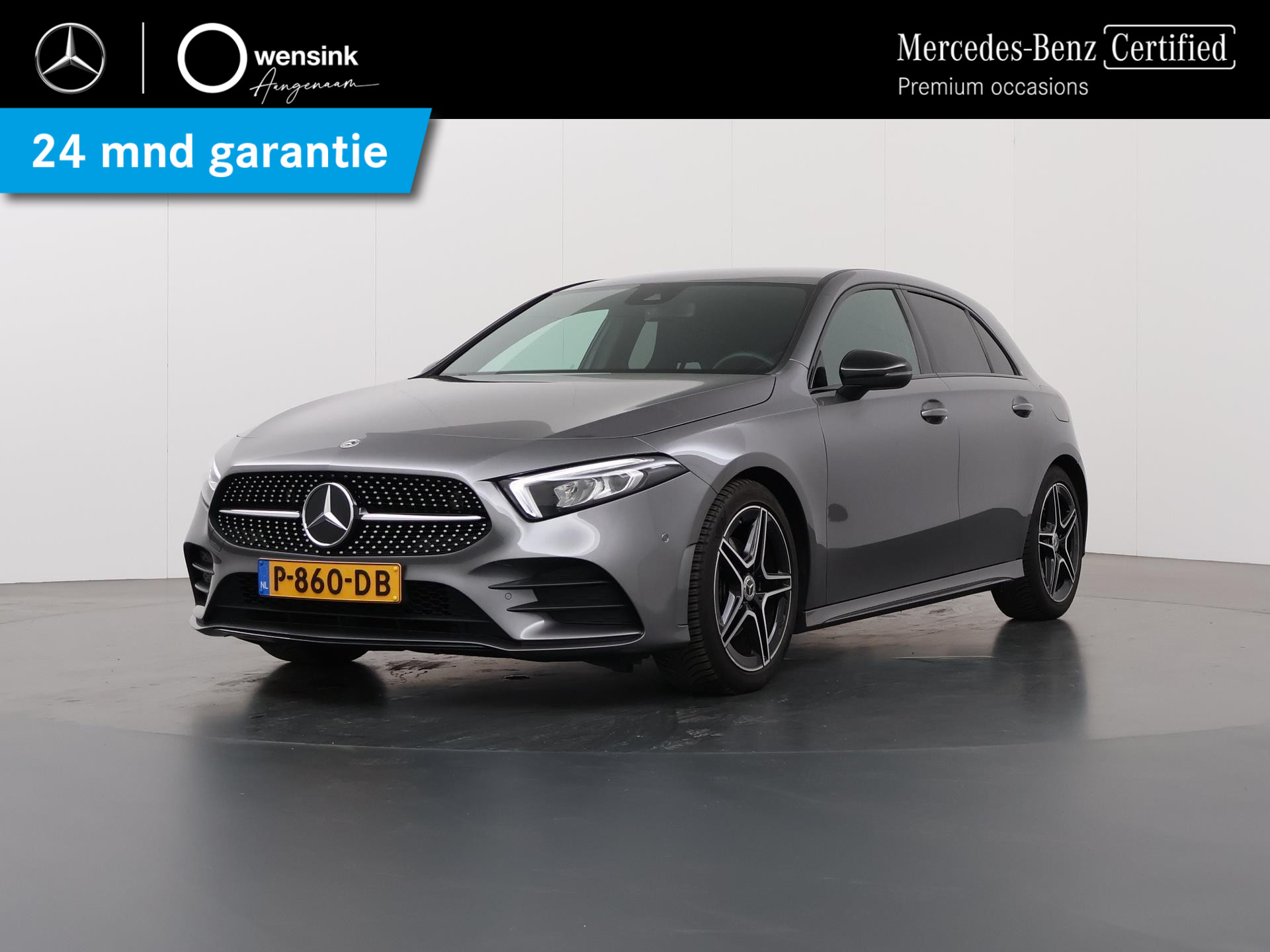 Mercedes-Benz A-klasse 180 Business Solution AMG | Nightpakket | Stoelverwarming | Digitaal Display | Keyless go | Navigatie | Led-koplampen bij viaBOVAG.nl