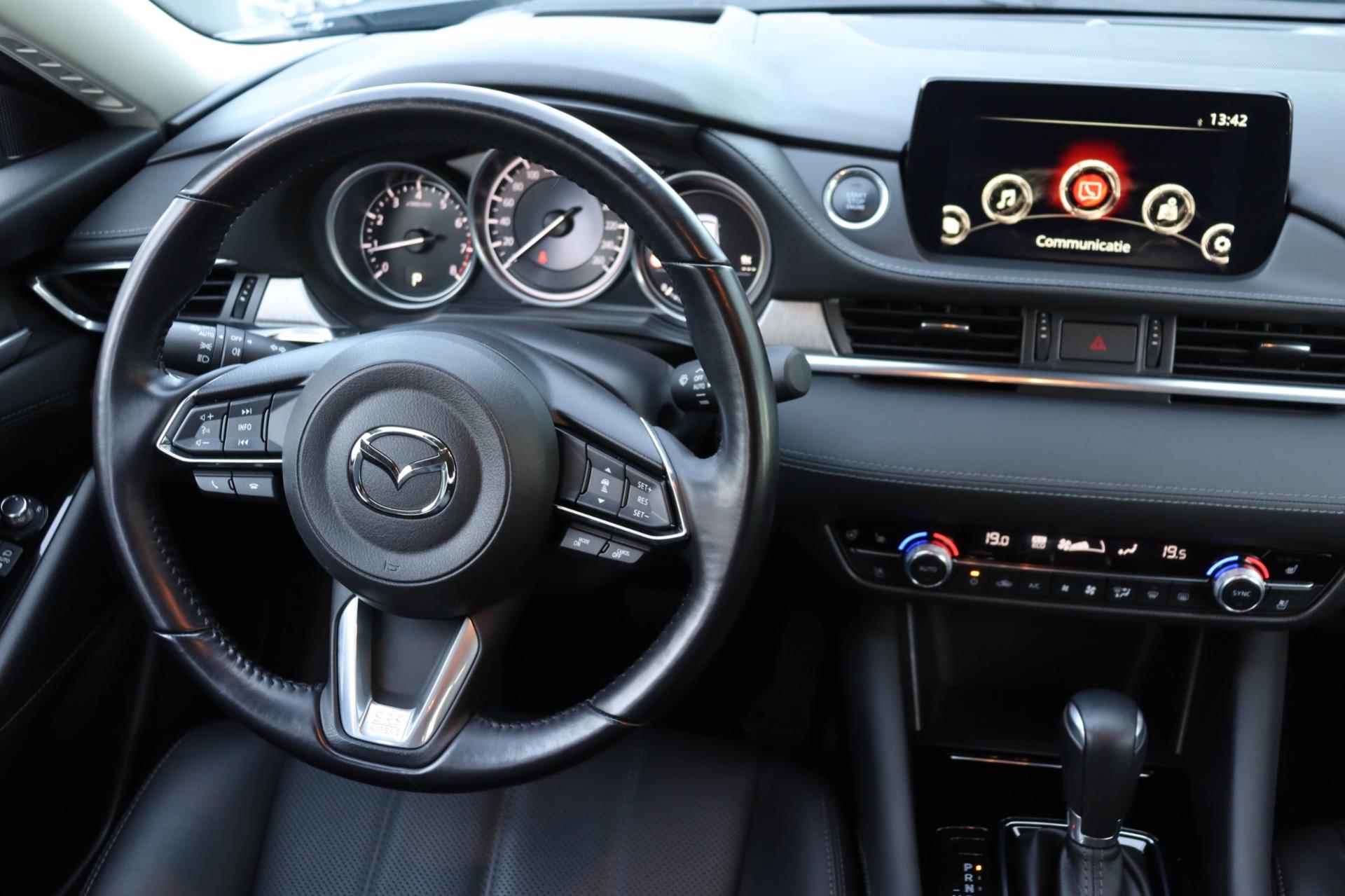 Mazda 6 Sportbreak 2.0 SkyActiv-G 165 Business org. NL-auto trekhaak leer head-up camera's - 15/34