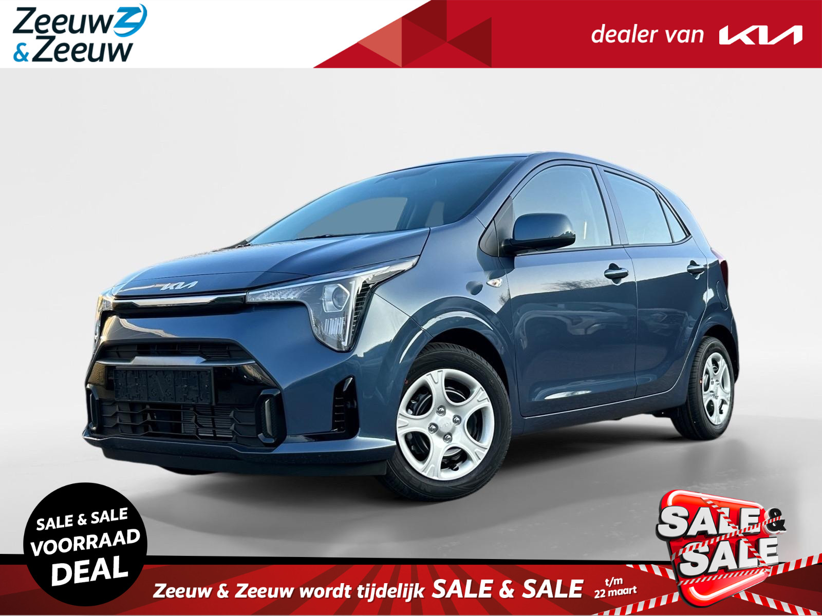 Kia Picanto 1.0 DPI DynamicLine | NIEUW TE BESTELLEN | Nu met €1.000,- inruilpremie