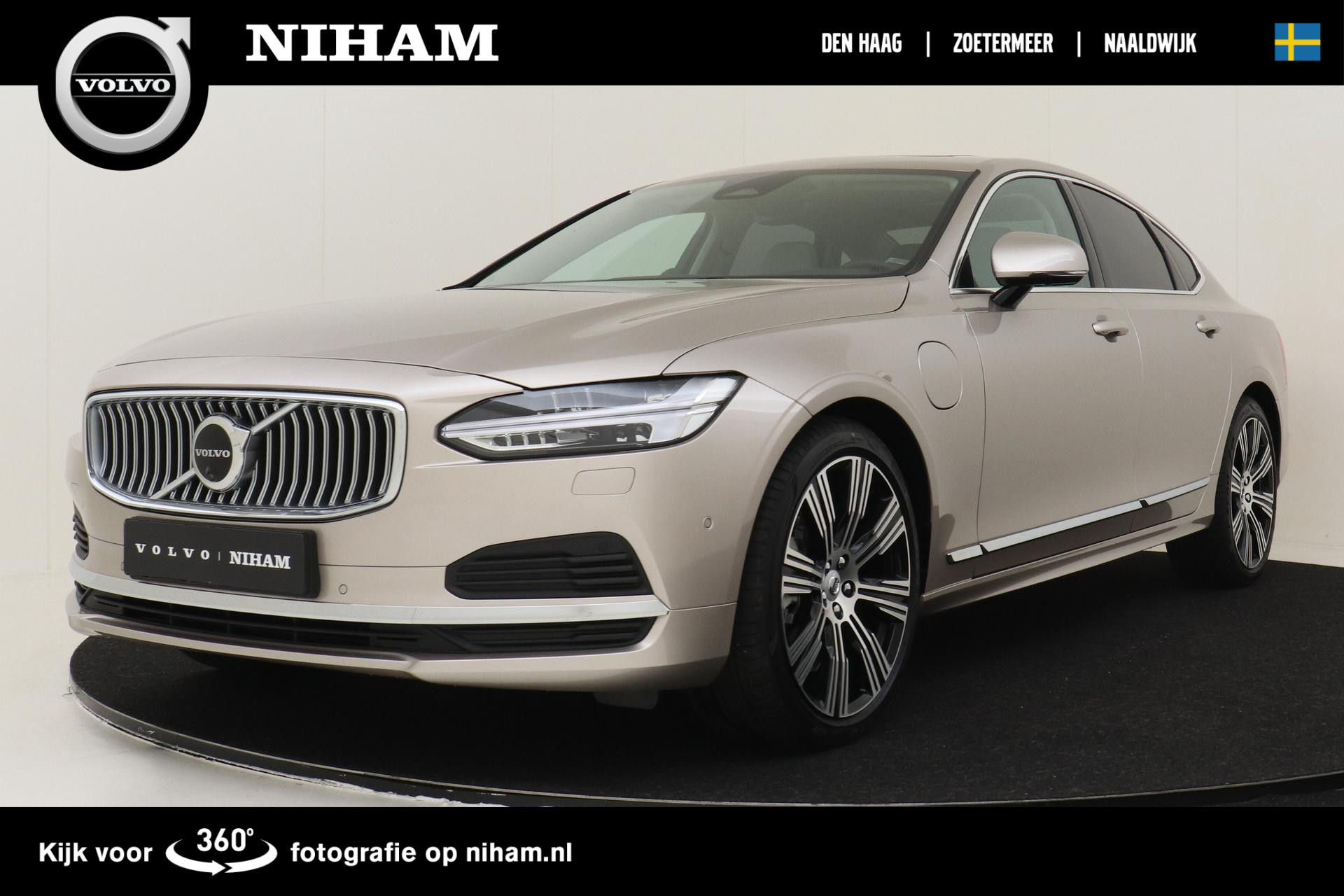 Volvo S90 T8 AWD ULTIMATE BRIGHT *FULL OPTIONS!* -PANO.DAK|LUCHTVERING|B&W-AUDIO|GEVENT.LEDER+MASSAGE|20"