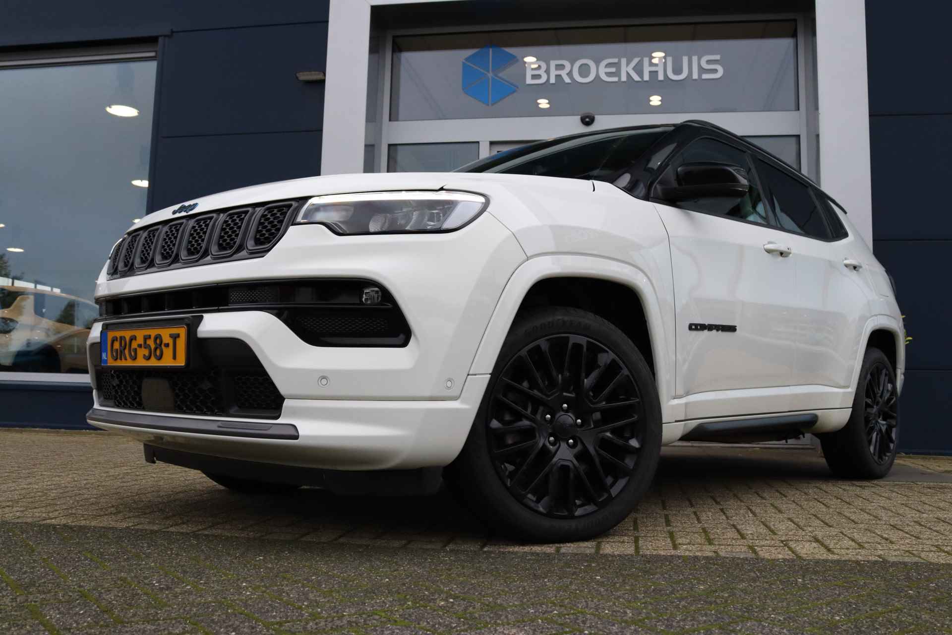 Jeep Compass 4xe 240-PK Plug-in Hybrid Electric S | Stoel + Stuur verwarming | ACC | Camera | Leder | Keyless | Elekr. klep - 7/40