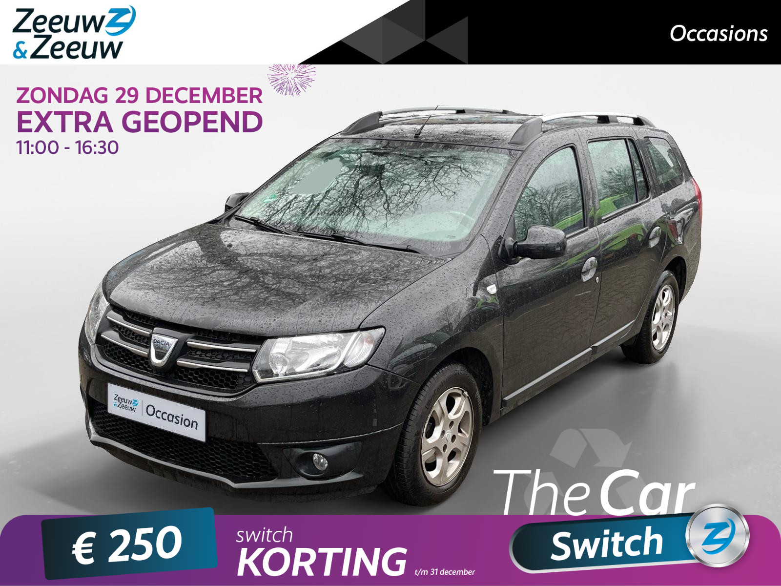 Dacia Logan MCV 0.9 TCe S&S Prestige Navi airco Parkeersensoren cruise controle centraal vergrendeling lm velgen dealer onderhouden zeer mooie auto Zelfde dag afleveren