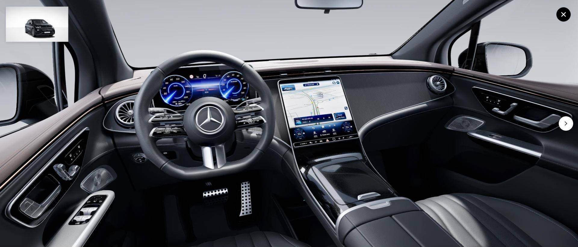 Mercedes-Benz EQE SUV 350 4Matic AMG Line Premium plus / AIRMATIC / Multicontourzetels vooraan / Nightpakket /  (21”) multispaaks lichtmetalen AMG-velgen - 9/15