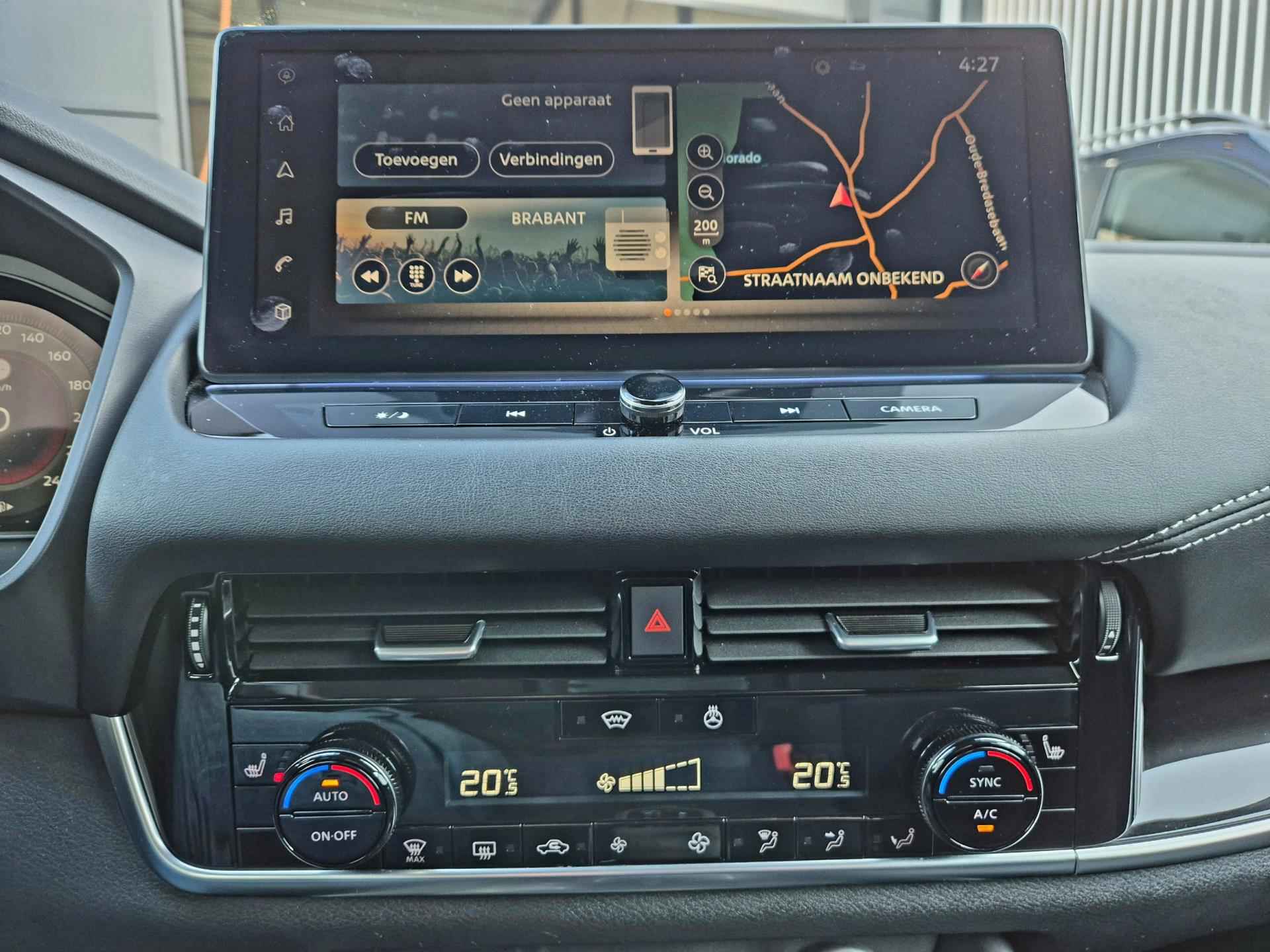 Nissan Qashqai 1.3 MHEV Xtronic N-Connecta + LED+DAB|Head up display|Adaptive cruise|Navi|Apple|Android|Digital Cockpit|Camera|PDC - 18/34