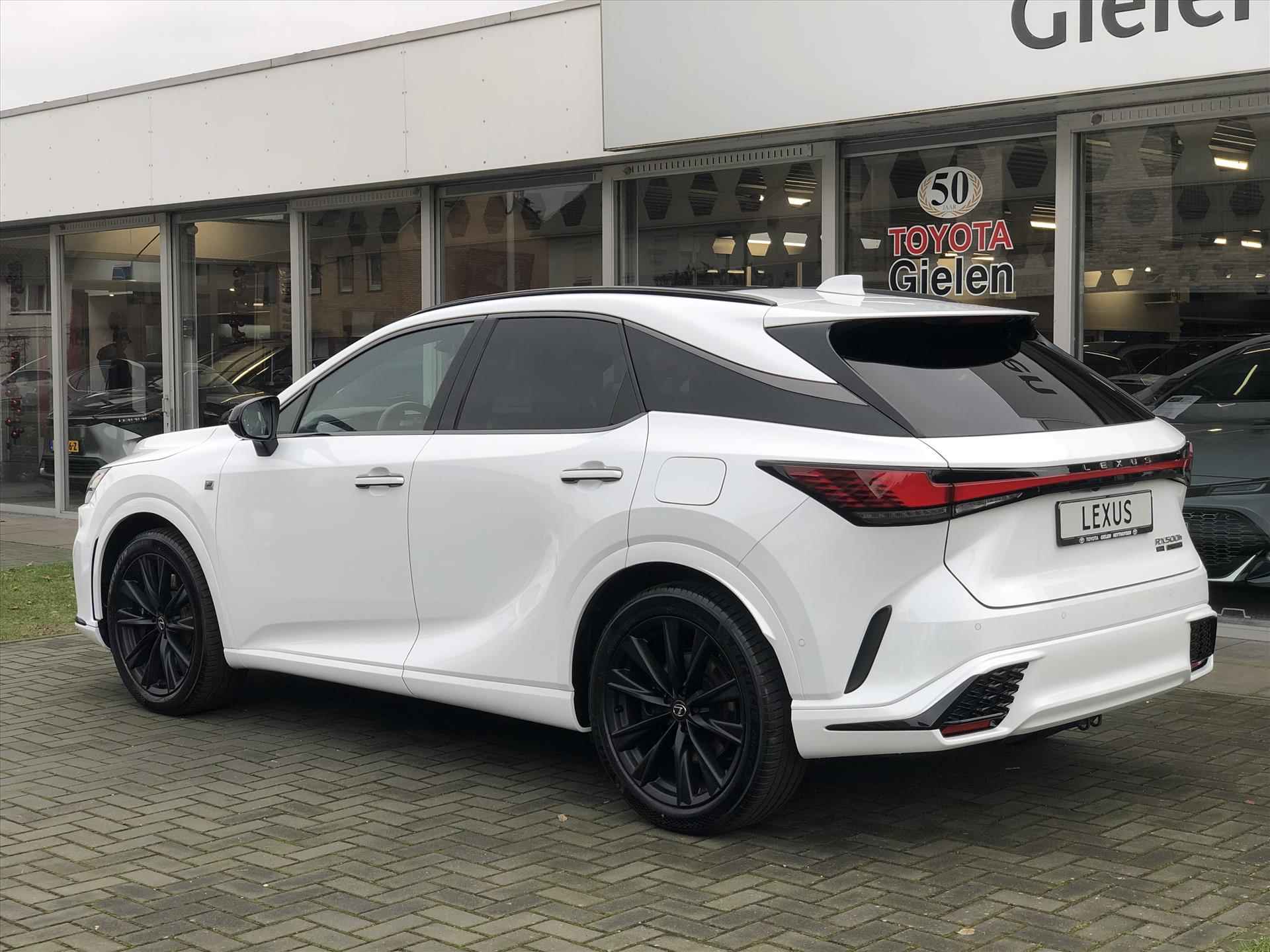 Lexus Rx 500h Turbo AWD 371pk F Sport Line | Panoramadak, Trekhaak, Stoelventilatie, Leer, 360 Camera, Mark Levinson, Stuurverwarming - 11/56