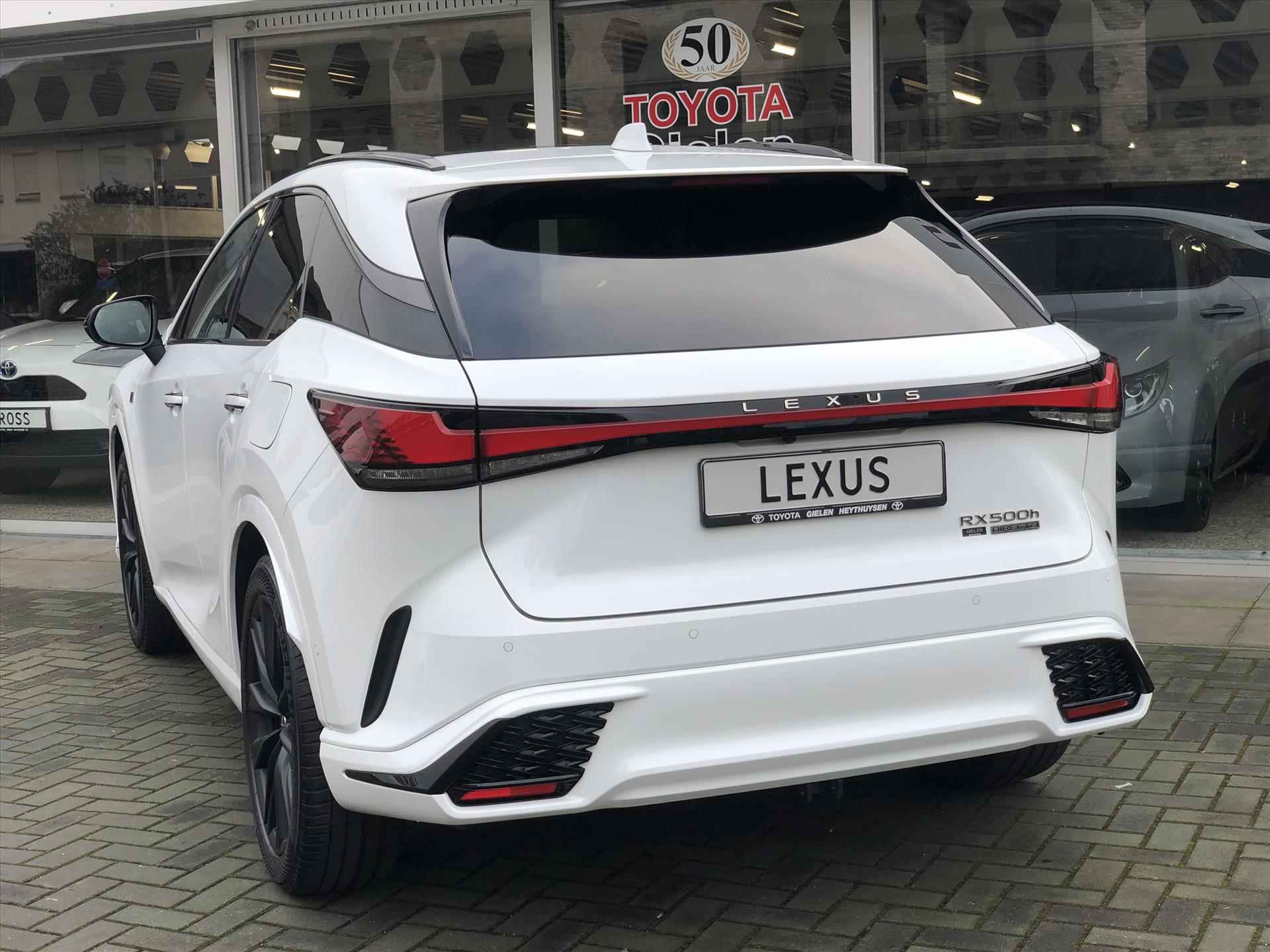 Lexus Rx 500h Turbo AWD 371pk F Sport Line | Panoramadak, Trekhaak, Stoelventilatie, Leer, 360 Camera, Mark Levinson, Stuurverwarming - 18/56