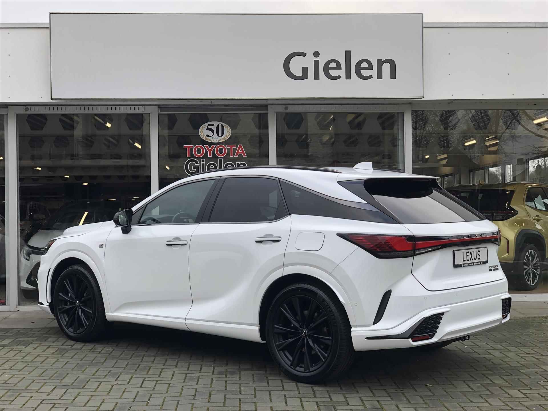 Lexus Rx 500h Turbo AWD 371pk F Sport Line | Panoramadak, Trekhaak, Stoelventilatie, Leer, 360 Camera, Mark Levinson, Stuurverwarming - 56/56