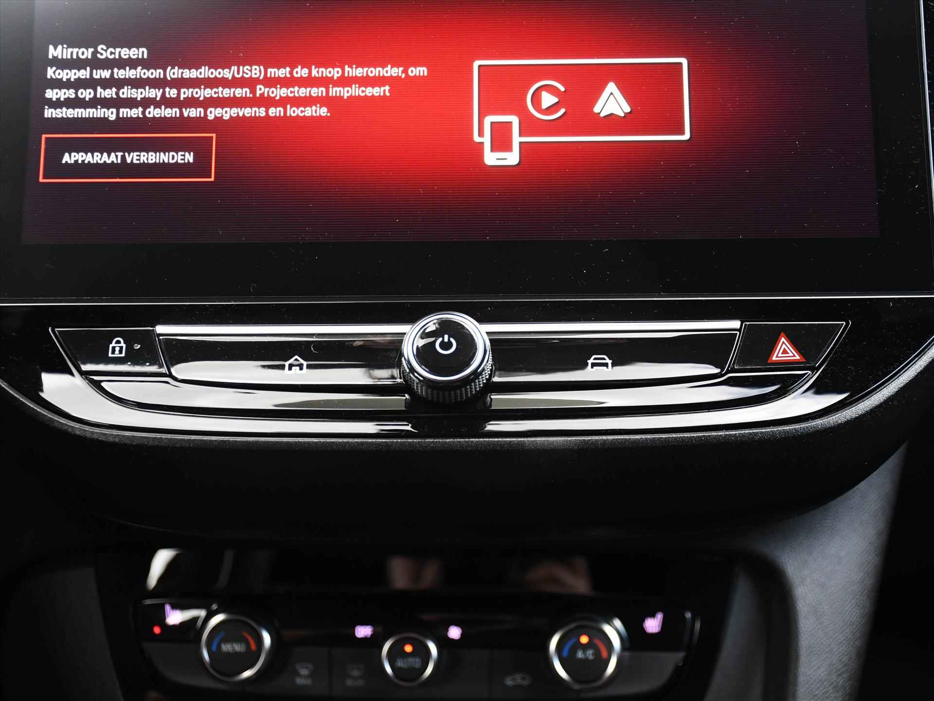Opel Corsa GS 1.2 Turbo Hybrid 100pk Automaat NAVI | LED | CRUISE | WINTER PACK | PDC + CAMERA | DAB | USB | DODE HOEK | LANE ASSIST - 19/30