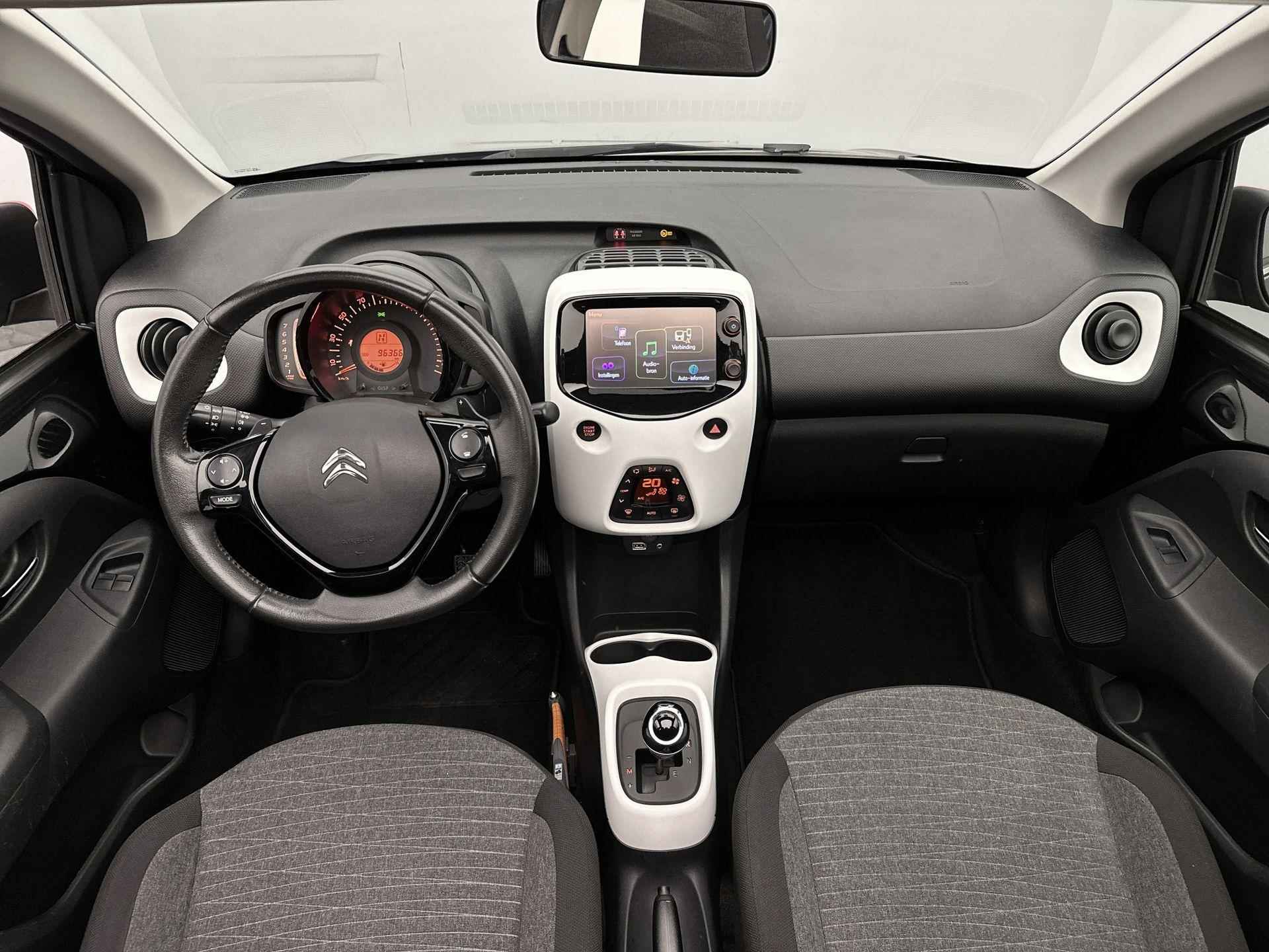 Citroen C1 Airscape Shine 68 pk Automaat | Navigatie | Elektrisch Vouwdak | Achteruitrijcamera | Parkeersensoren Achter | Keyless Entry/Start | LED Dagrijverlichting | Climate Control | Cruise Control | 15" Lichtmetalen Velgen | - 12/34