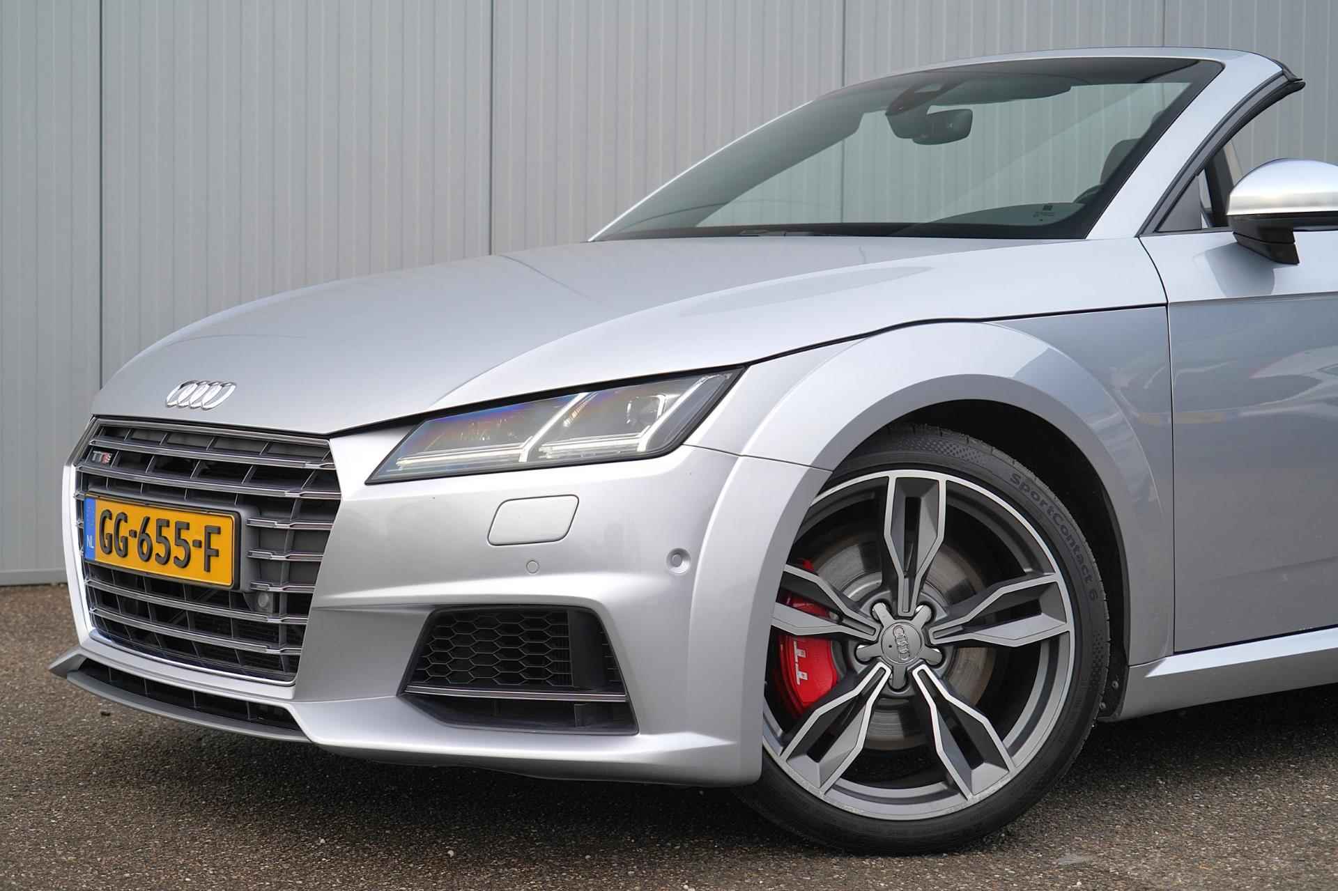 Audi TTS Roadster 2.0 TFSI quattro Pro Line + / 400PK / Milltek / NL-Auto / 69dkm NAP / B & O / Leder / Stoelverw. - 25/38