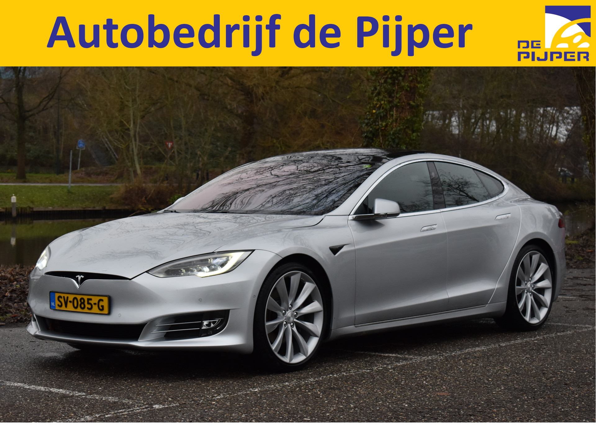 Tesla Model S 75D Base incl. BTW | 4x4 | NL- AUTO | Autopilot | Panoramadak | Luchtvering | Supercharged laden | Camera | 21' inch | Dodehoek detectie | Voorstoelen verwarmd bij viaBOVAG.nl
