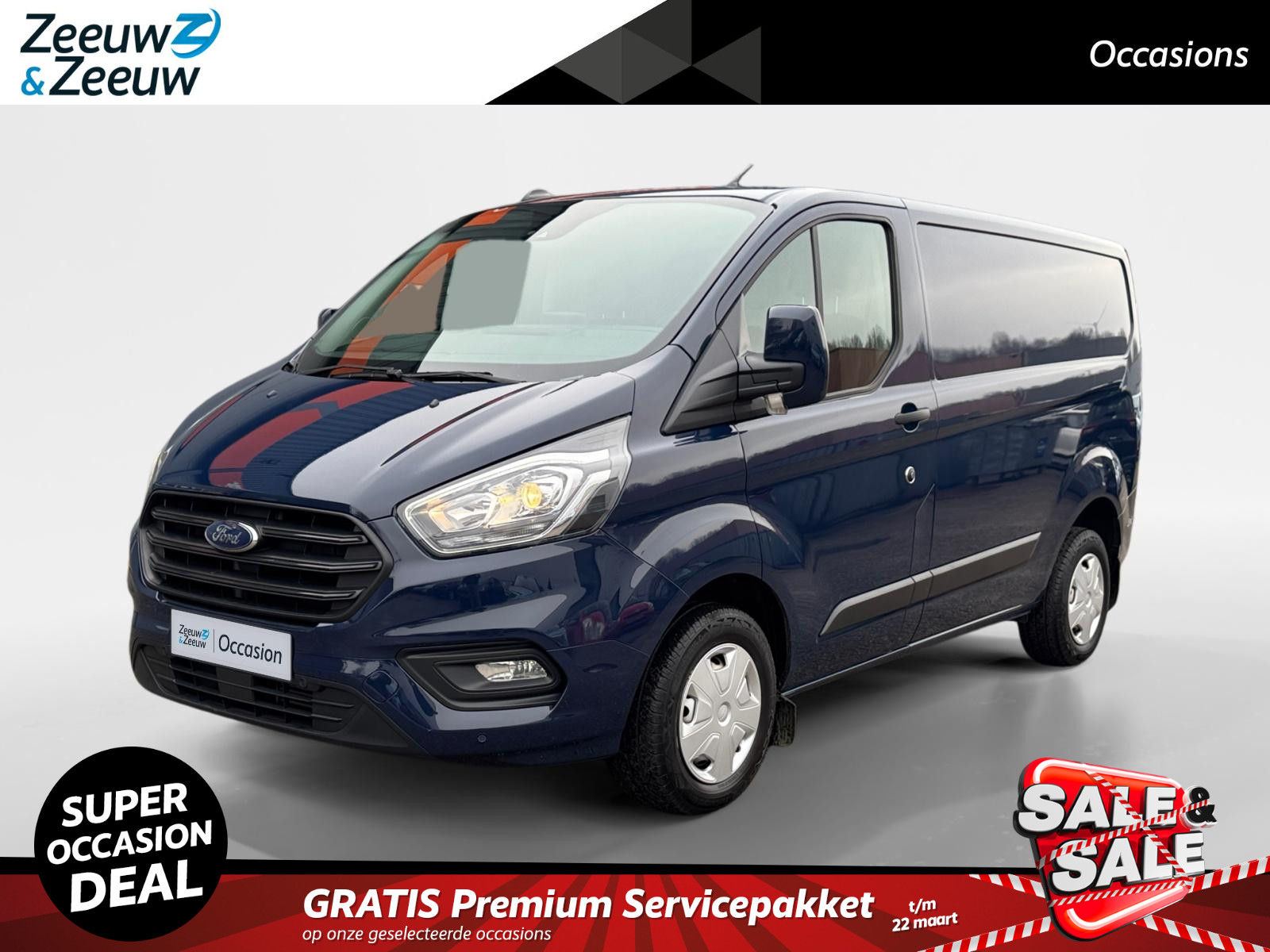 Ford Transit Custom 280 2.0 TDCI L1H1 Trend |Navigatie|Trekhaak|Voorruitverwarming|Zeer lage km stand| Dealer onderhouden|