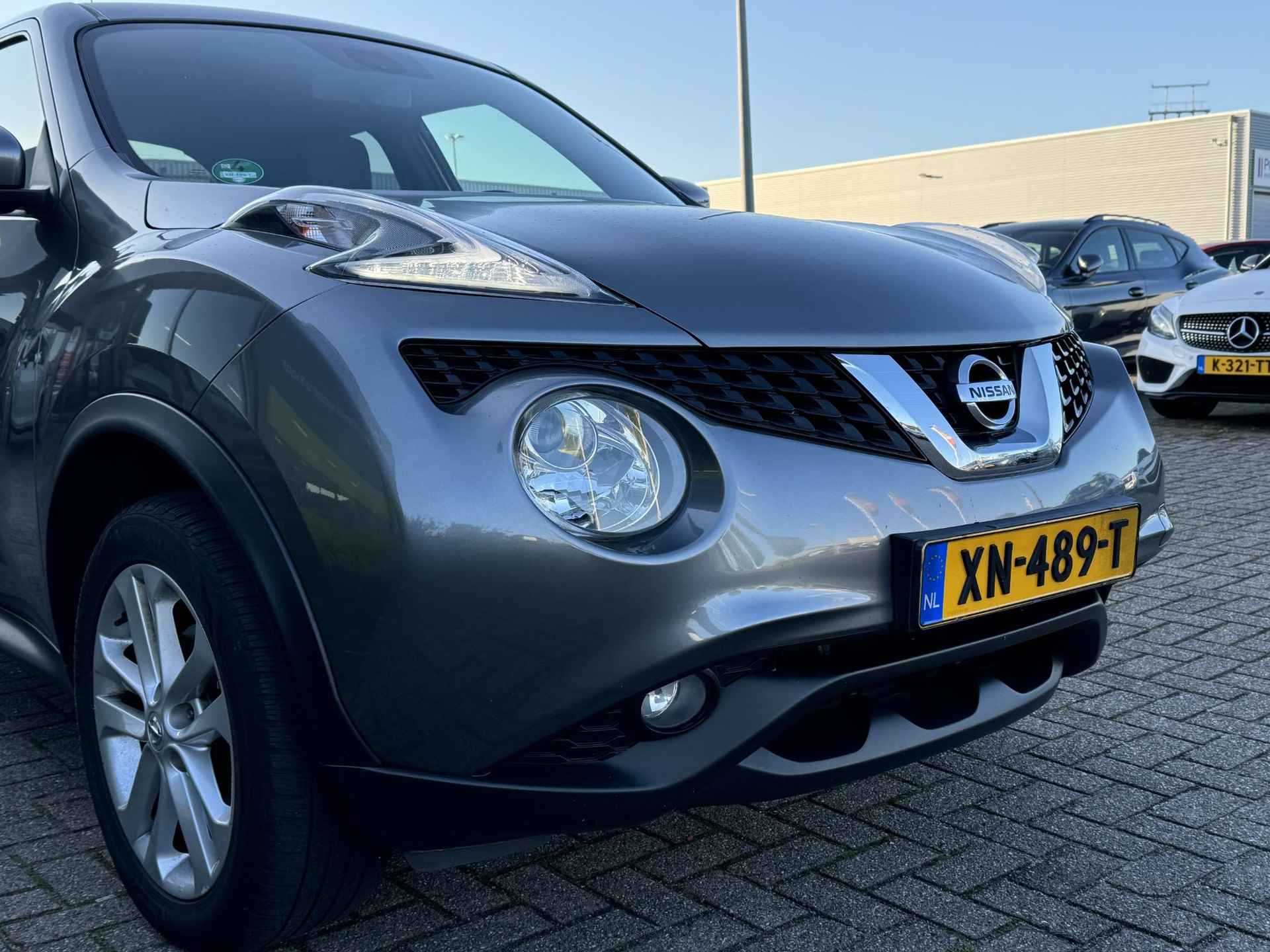 Nissan Juke 1.2 DIG-T S/S N-Connecta Prachtige Juke! | Camera | Trekhaak | 2x set org.velgen!  | Clima | Navi | Cruise - 7/42