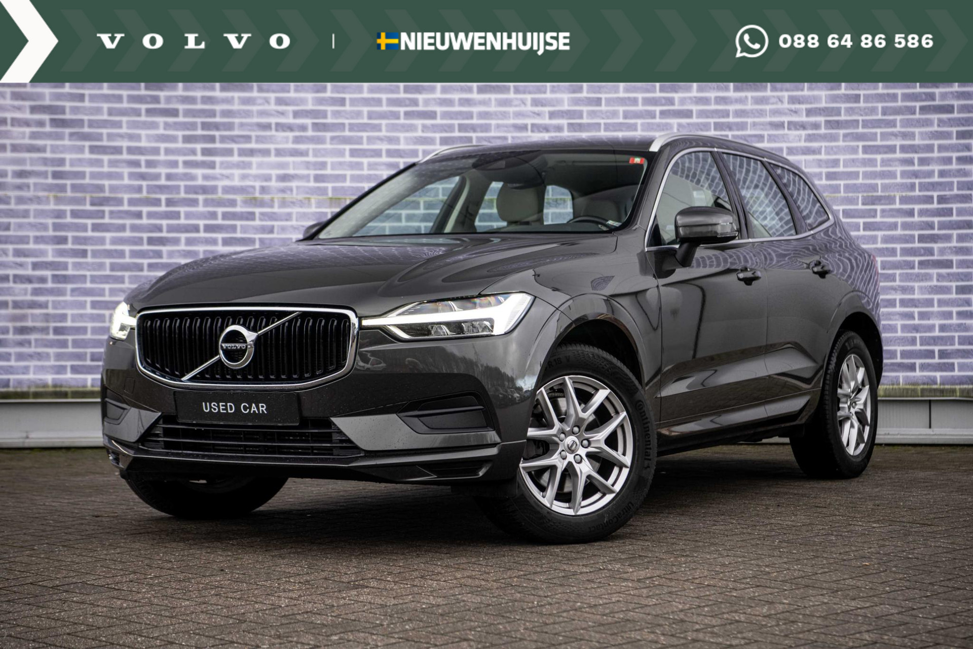 Volvo XC60 2.0 T5 Momentum | Lederen Bekleding | Adaptieve Cruise Control | Dimmende Binnen en Buitenspiegels | Parkeer Camera | Trekhaak |