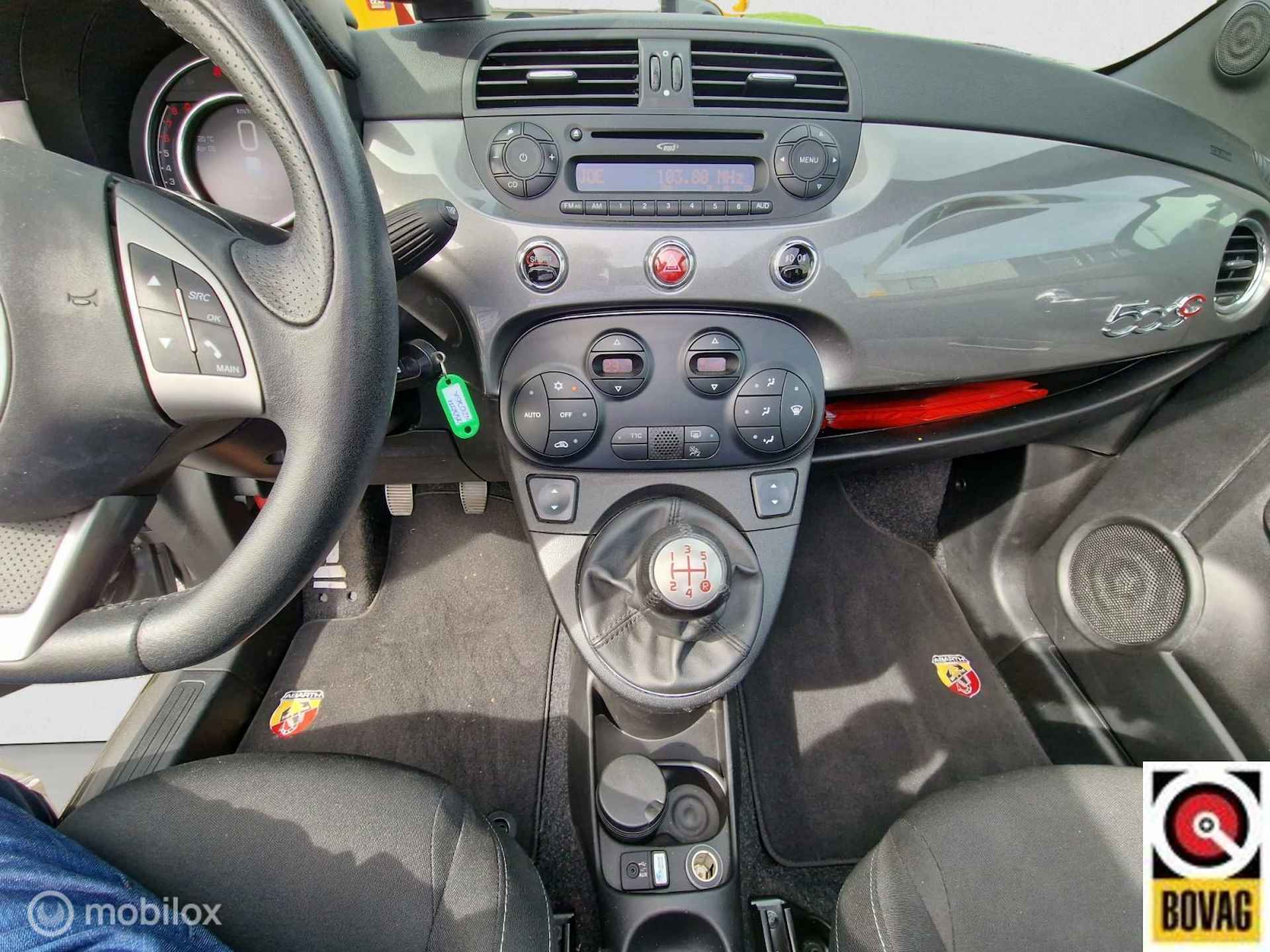 Abarth 595 1.4 T-Jet Cabrio Elaborabile Navigatie lichtmetalen velgen - 26/36