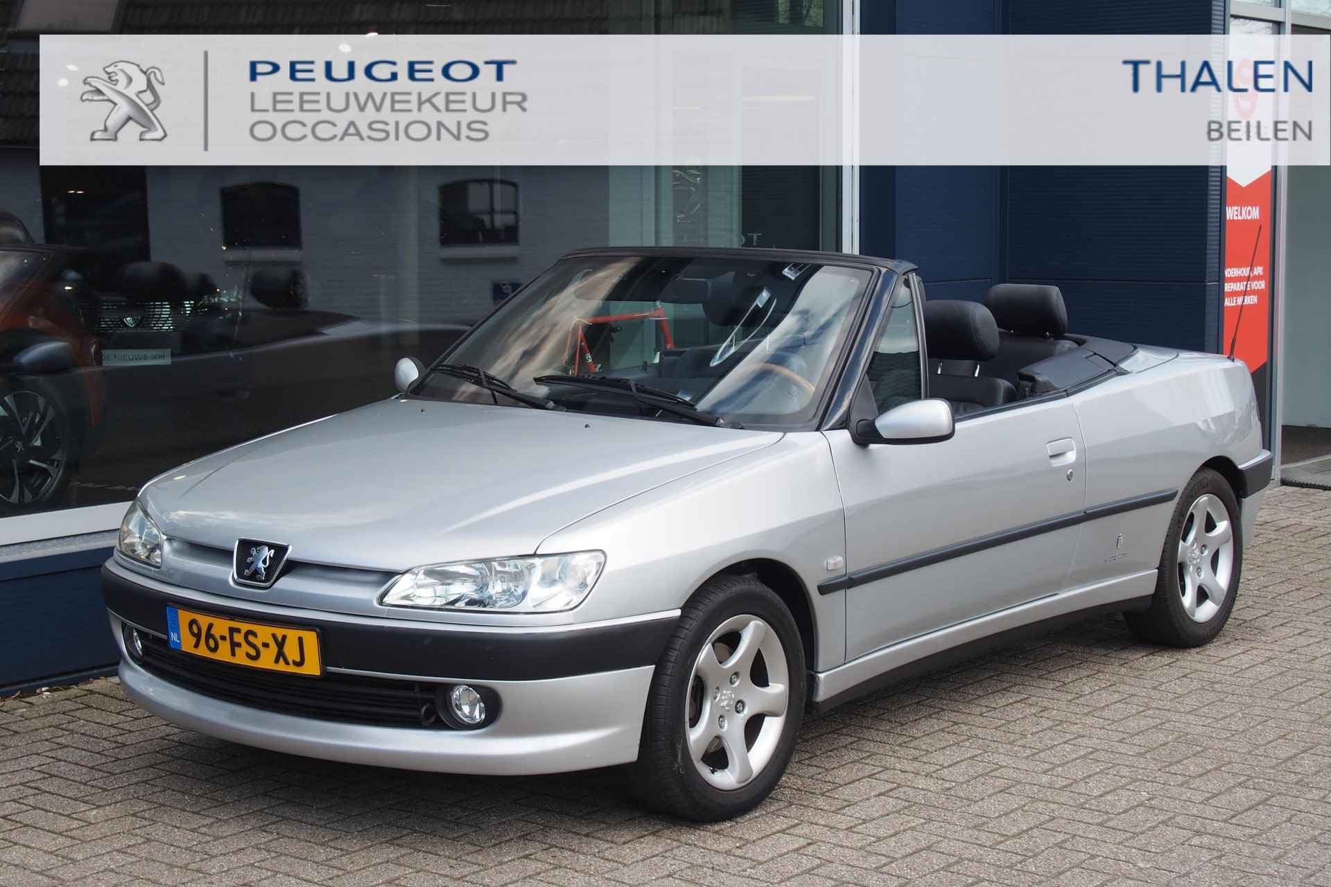 Peugeot 306 1.6 CABRIOLET AUT UIT PRIVECOLLECTIE! KEURIGE 306 CABRIO AUTOMAAT VAN 1E EIGENAAR MET SLECHTS 71.000 KM! - 1/27