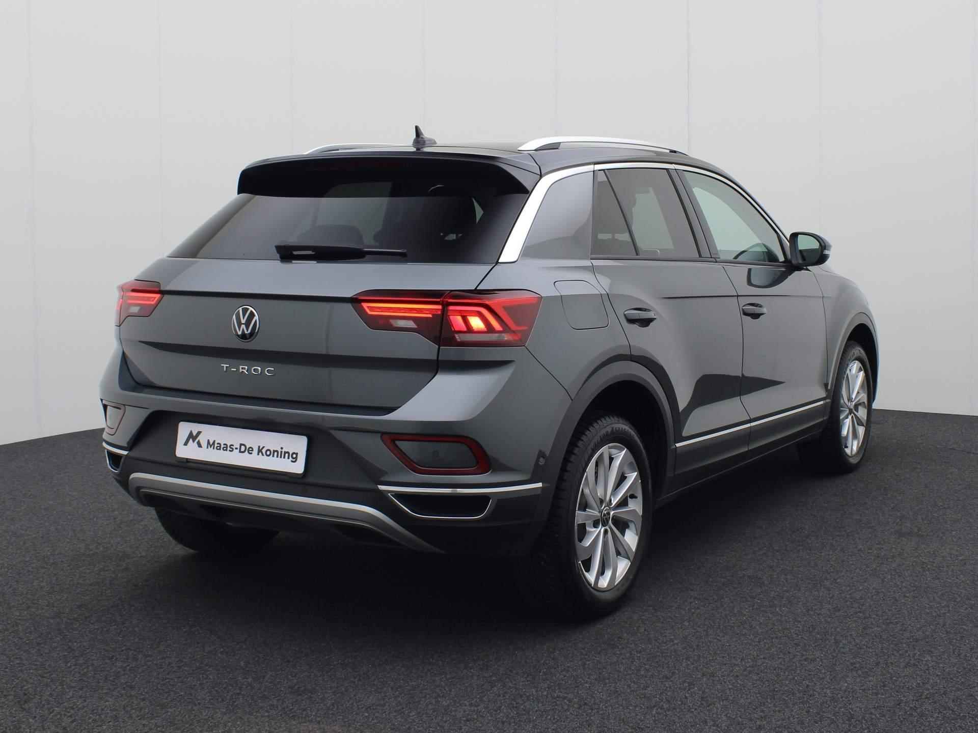 Volkswagen T-Roc 1.5TSI/150PK Style DSG · Navigatie · Trekhaak · Massagefunctie · Garantie tot 01-02-2026 - 3/39