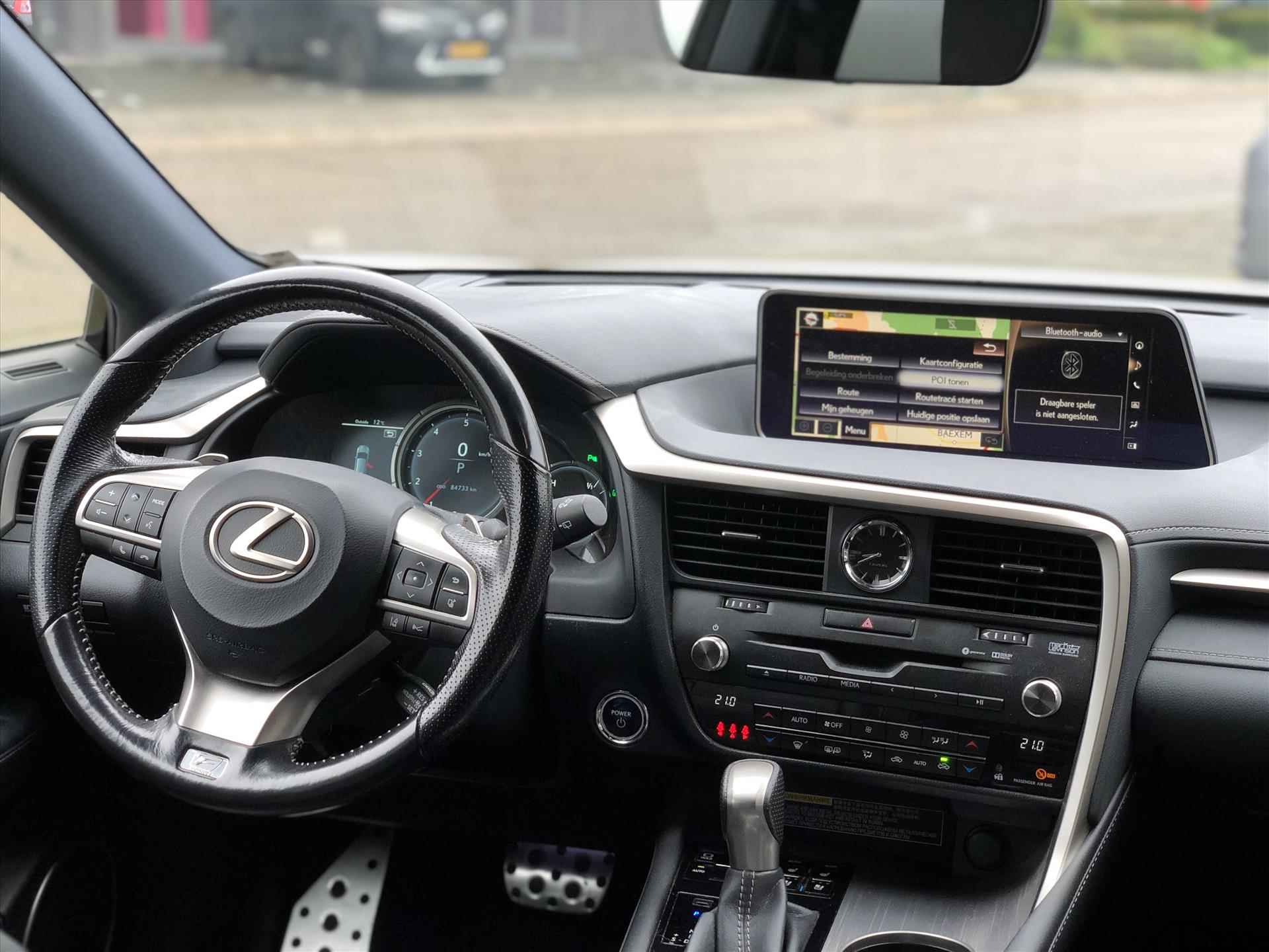 Lexus Rx 450h AWD F Sport Line Premium | Mark Levinson, Head up display, 360 Camera, Geheugenfucntie, Stoelventilatie, Premium Navigatie, Blind spot - 21/46