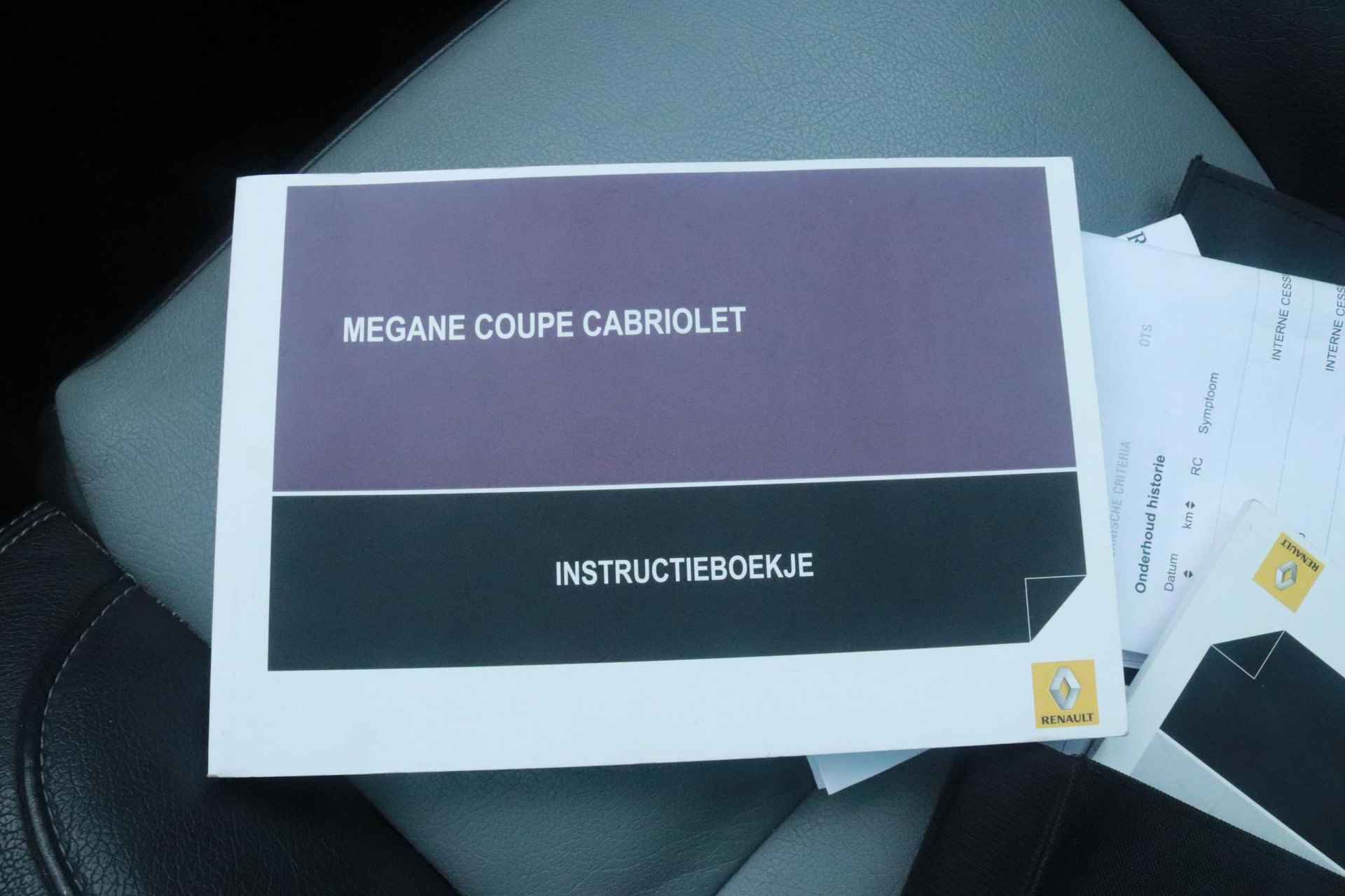 Renault Mégane Coupé-Cabriolet 1.6 Expression | Trekhaak | Navi | Clima | Cruise | 18" Velgen | Historie | Geen Import! - 44/46