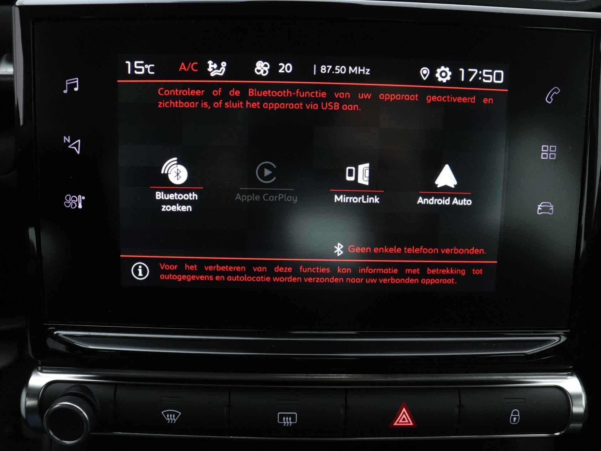 Citroen C3 C-Series 83pk | Facelift Model | Navigatie Via AppleCarPlay/Android | Climate Control | Cruise Control | Bluetooth | Voorstoelen Verwarmd - 32/35