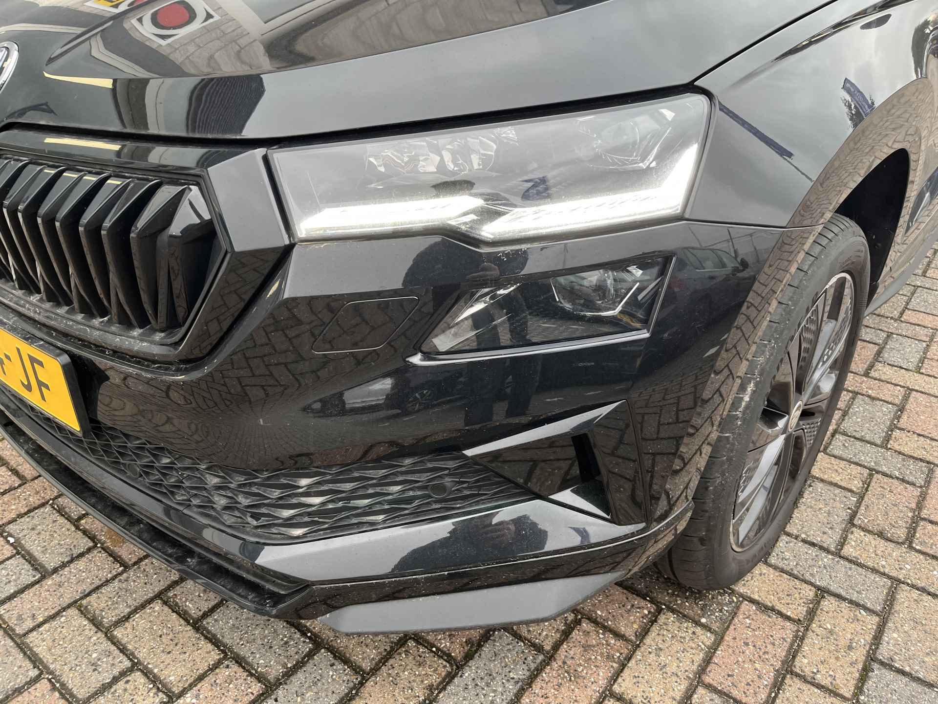 Škoda Karoq 1.5 TSI ACT Sportline Business / GARANTIE 12-2027/ AUTOMAAT/ PANO/ DIGITAL DASH/ MATRIX/ NAVI/ ACC/ CLIMA/ STOEL-STUURVERWARMING/ SMARTLINK/ DAB/ CAMERA - 33/36